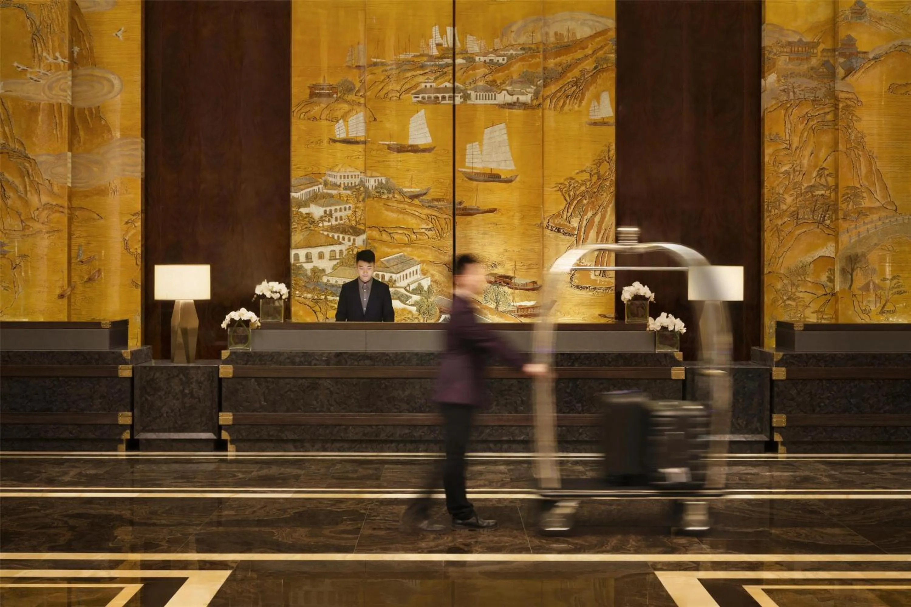 Lobby or reception in Kempinski Hotel Fuzhou