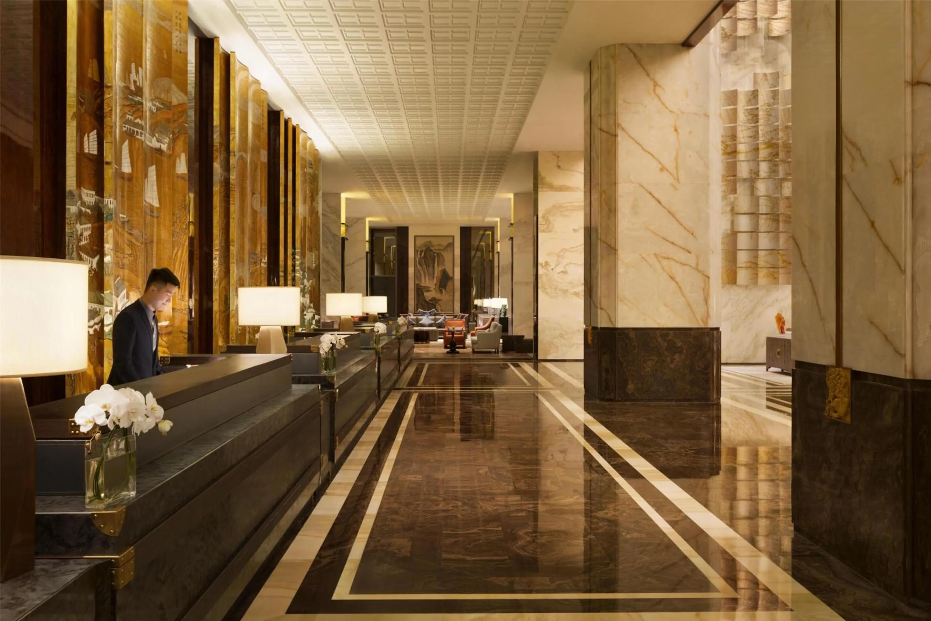 Lobby or reception in Kempinski Hotel Fuzhou