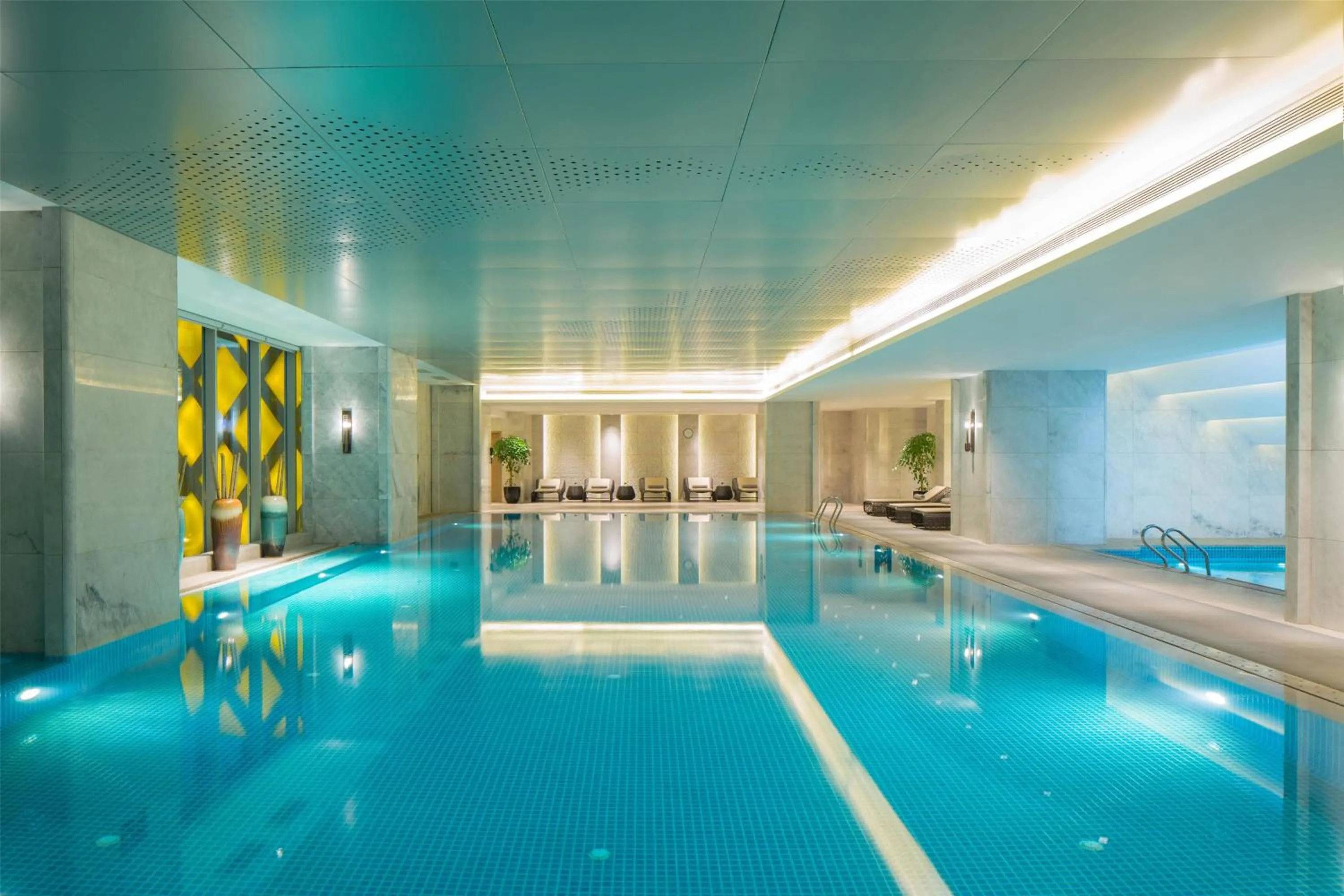 Pool view in Kempinski Hotel Fuzhou