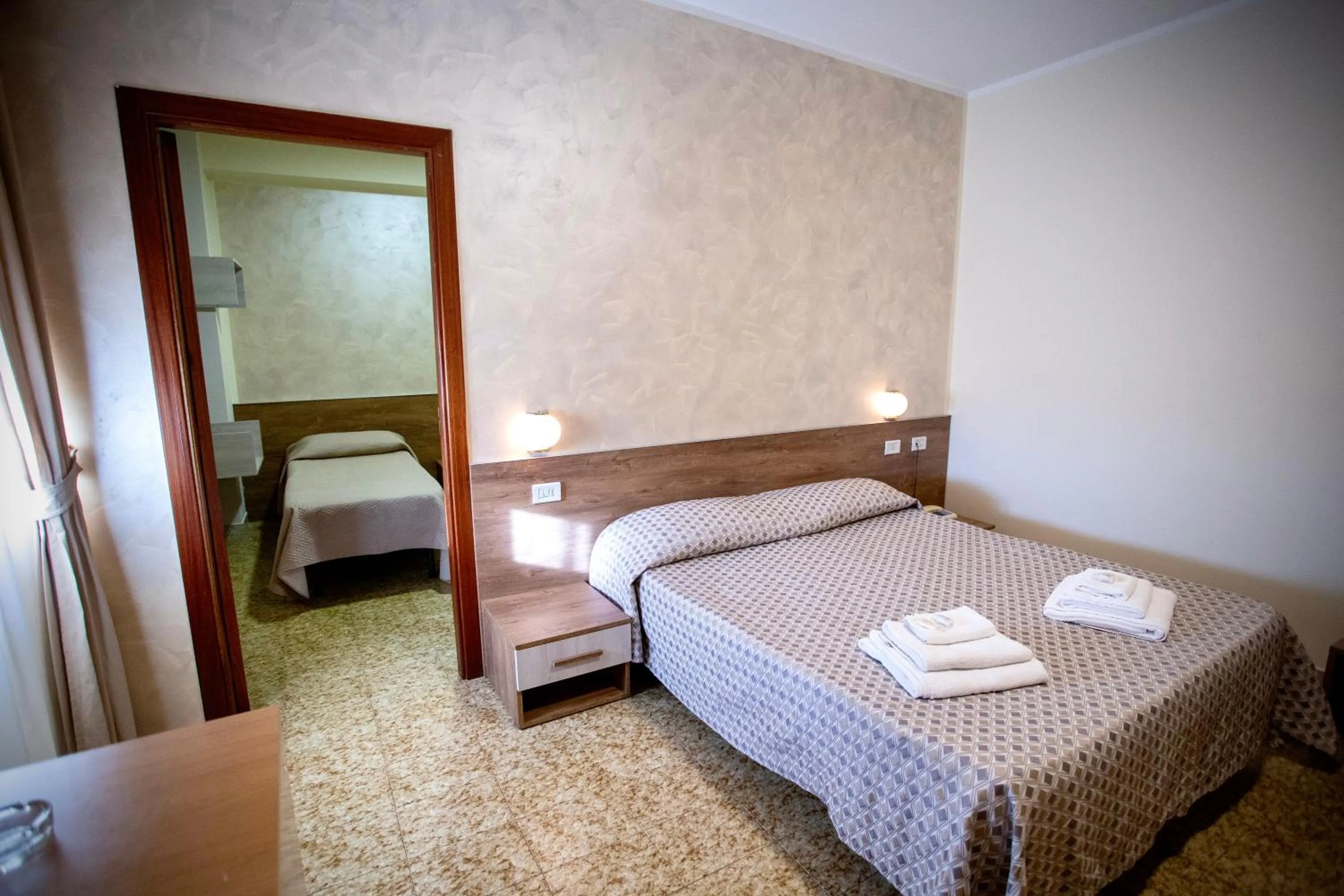 Bed in Hotel Vallisdea