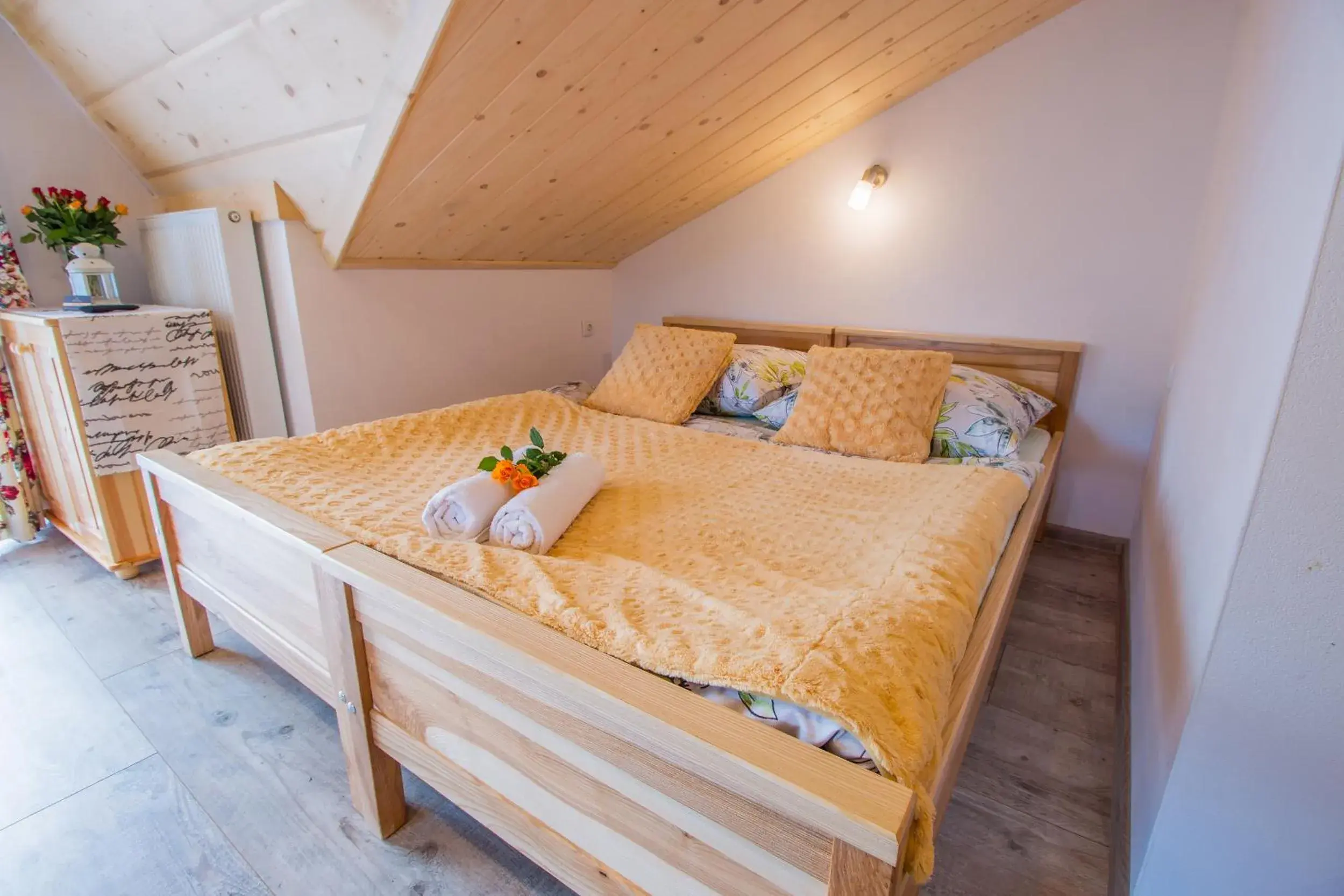 Bed in Willa Trebunia Bed in Willa Trebunia