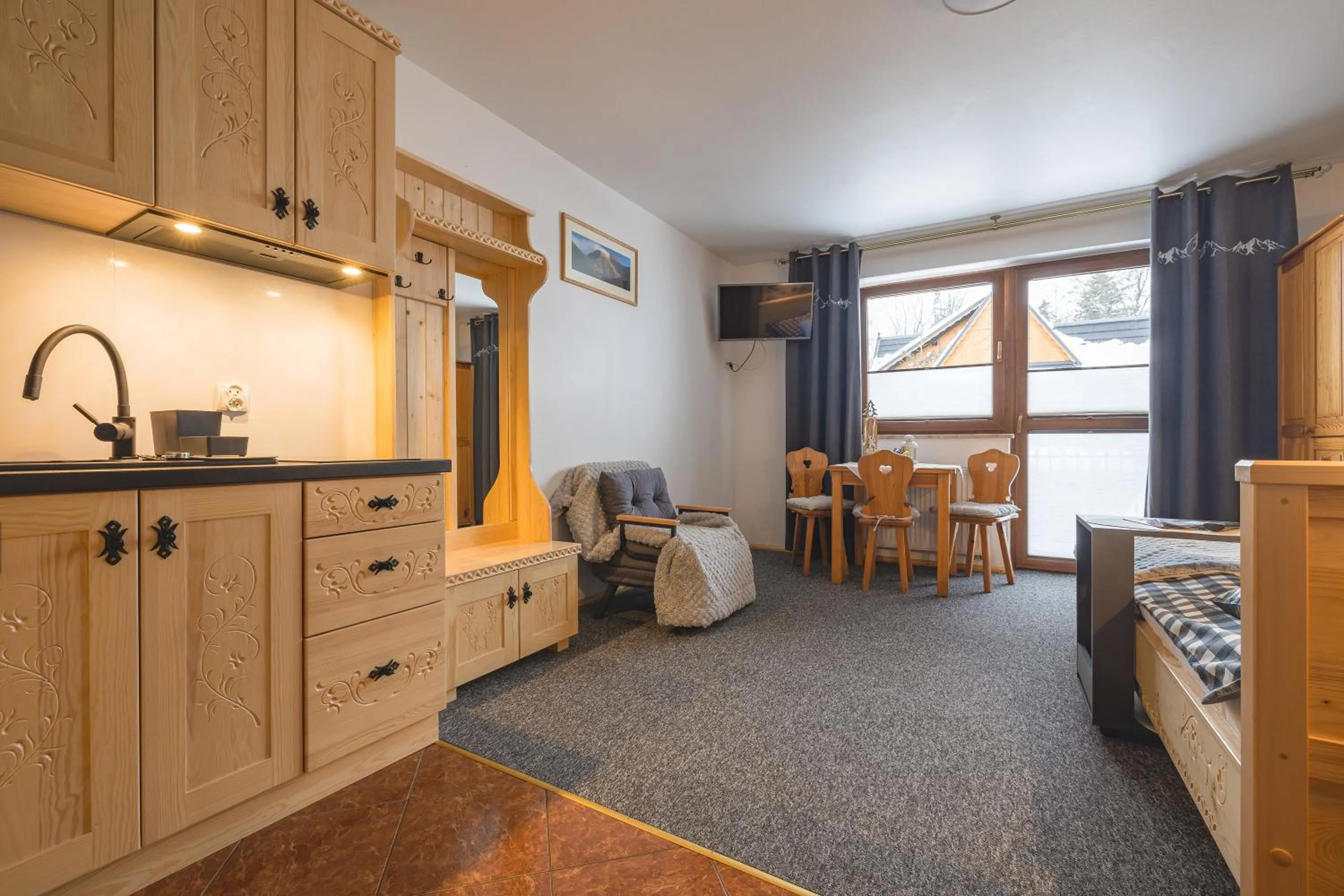 Kitchen or kitchenette in Willa Trebunia