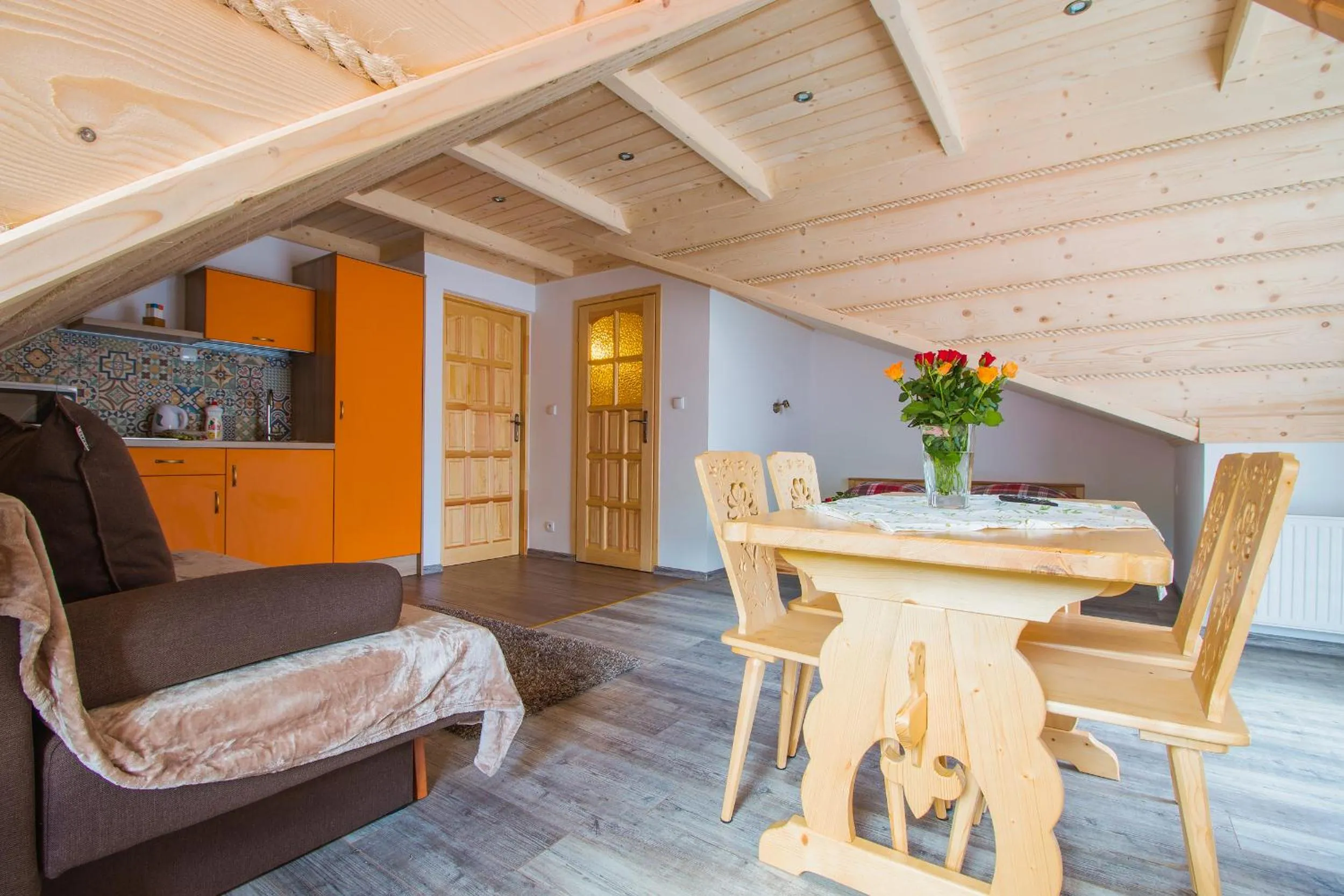 Kitchen or kitchenette in Willa Trebunia