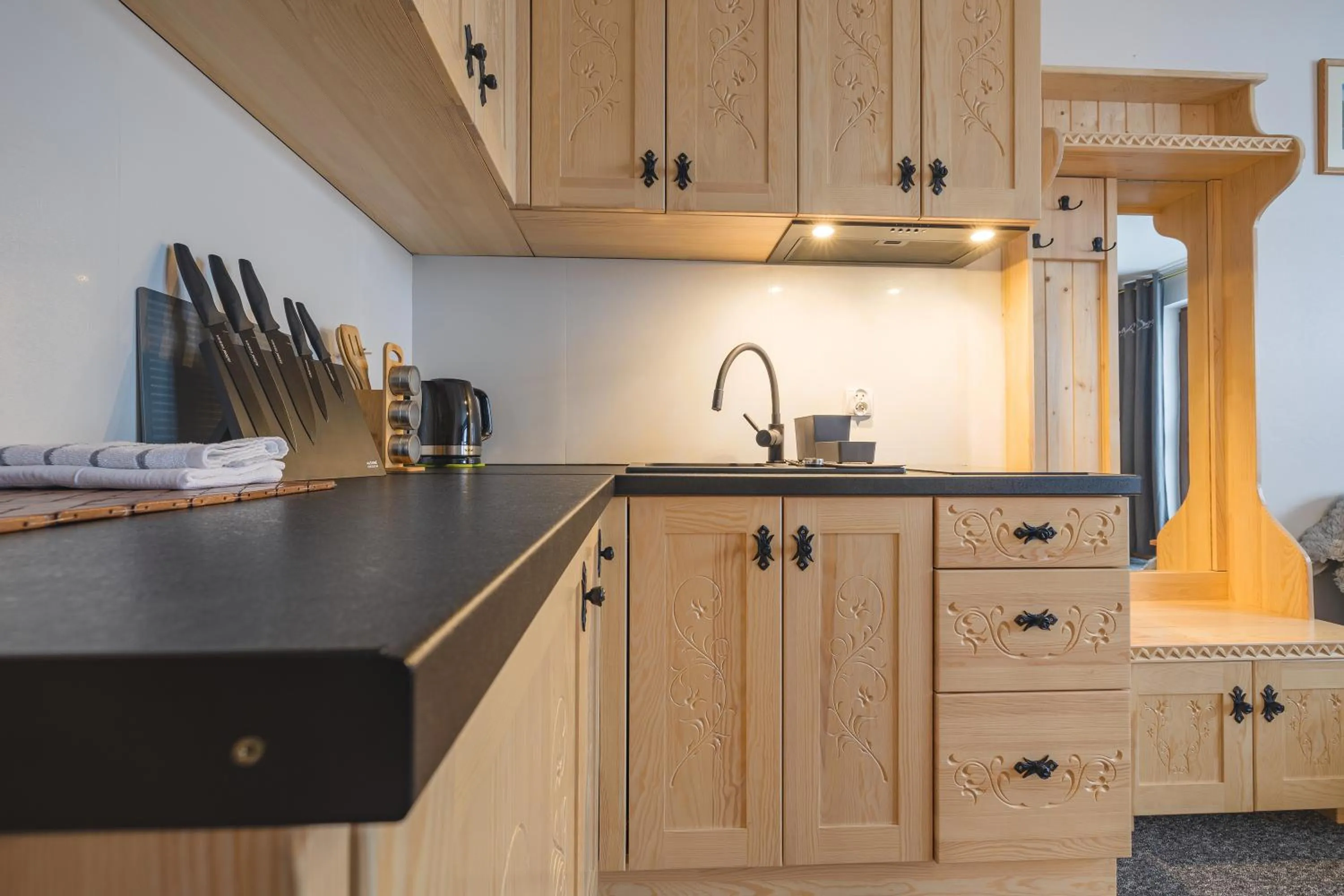 Kitchen or kitchenette in Willa Trebunia