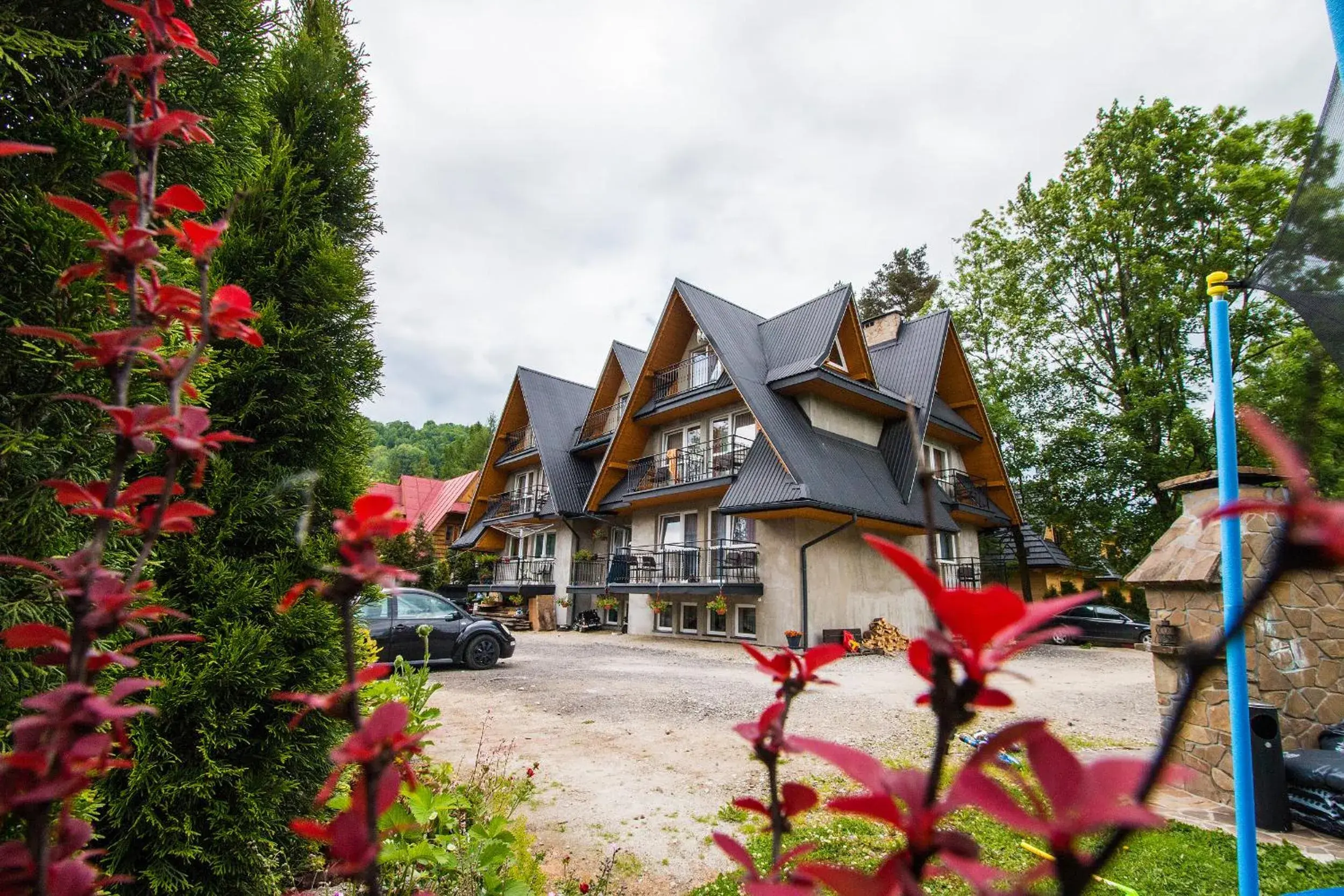 Property building in Willa Trebunia Property building in Willa Trebunia