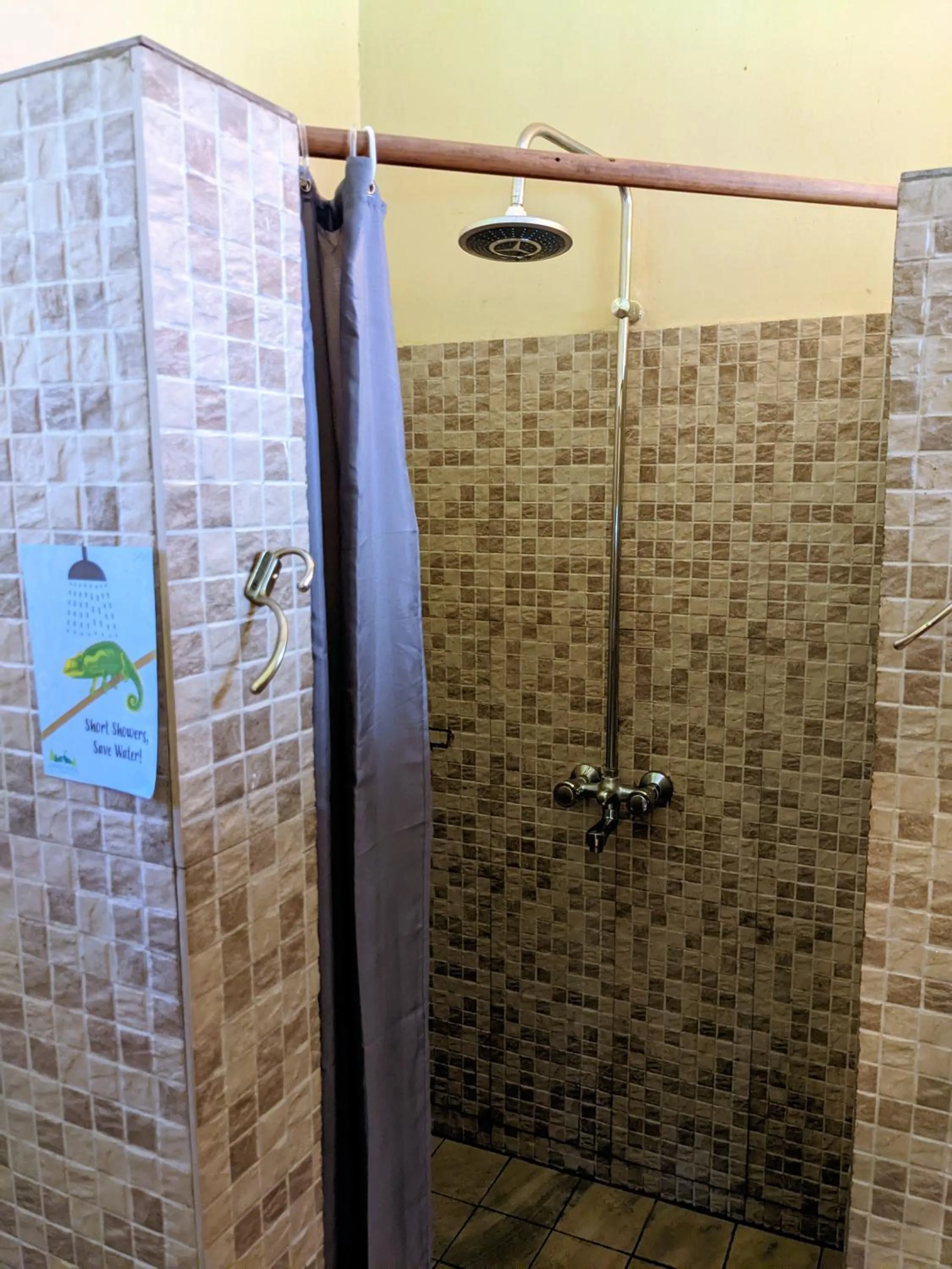 Shower in Lawns Hotel