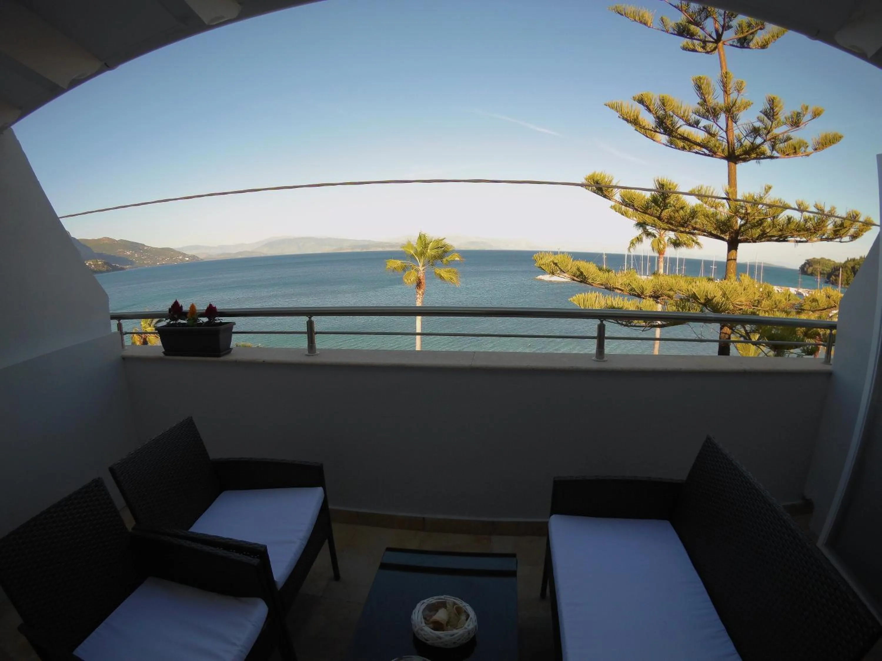 Balcony/Terrace in Onar Corfu Aparts & Studios