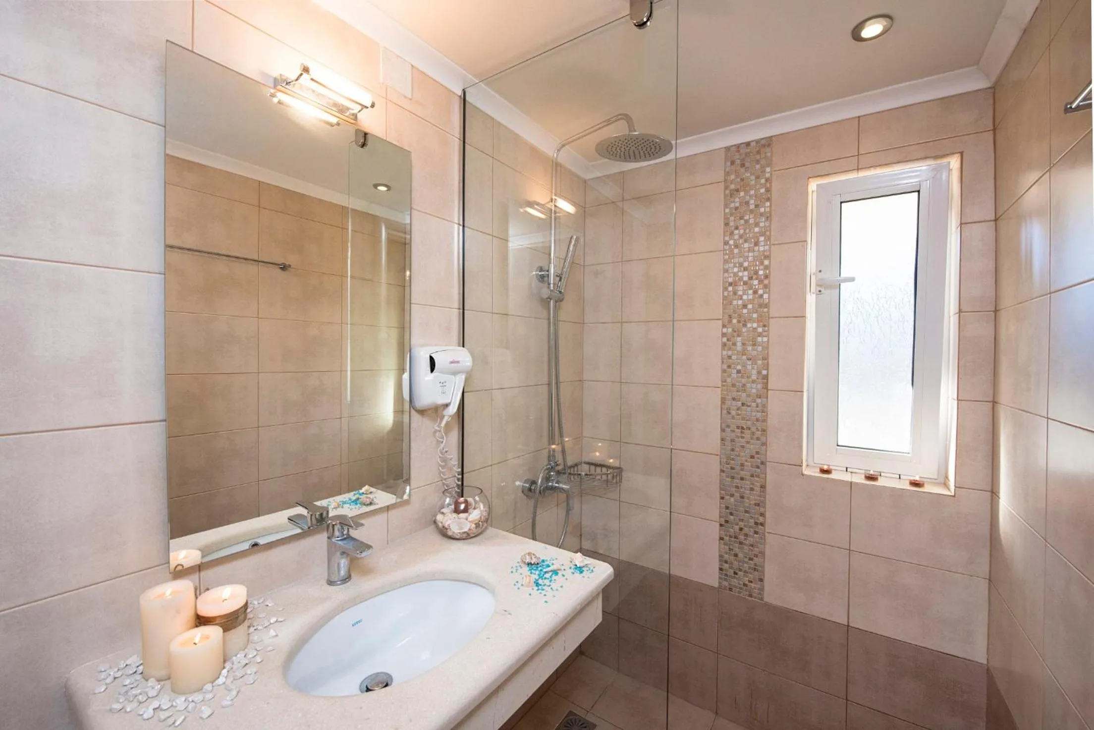 Shower in Onar Corfu Aparts & Studios