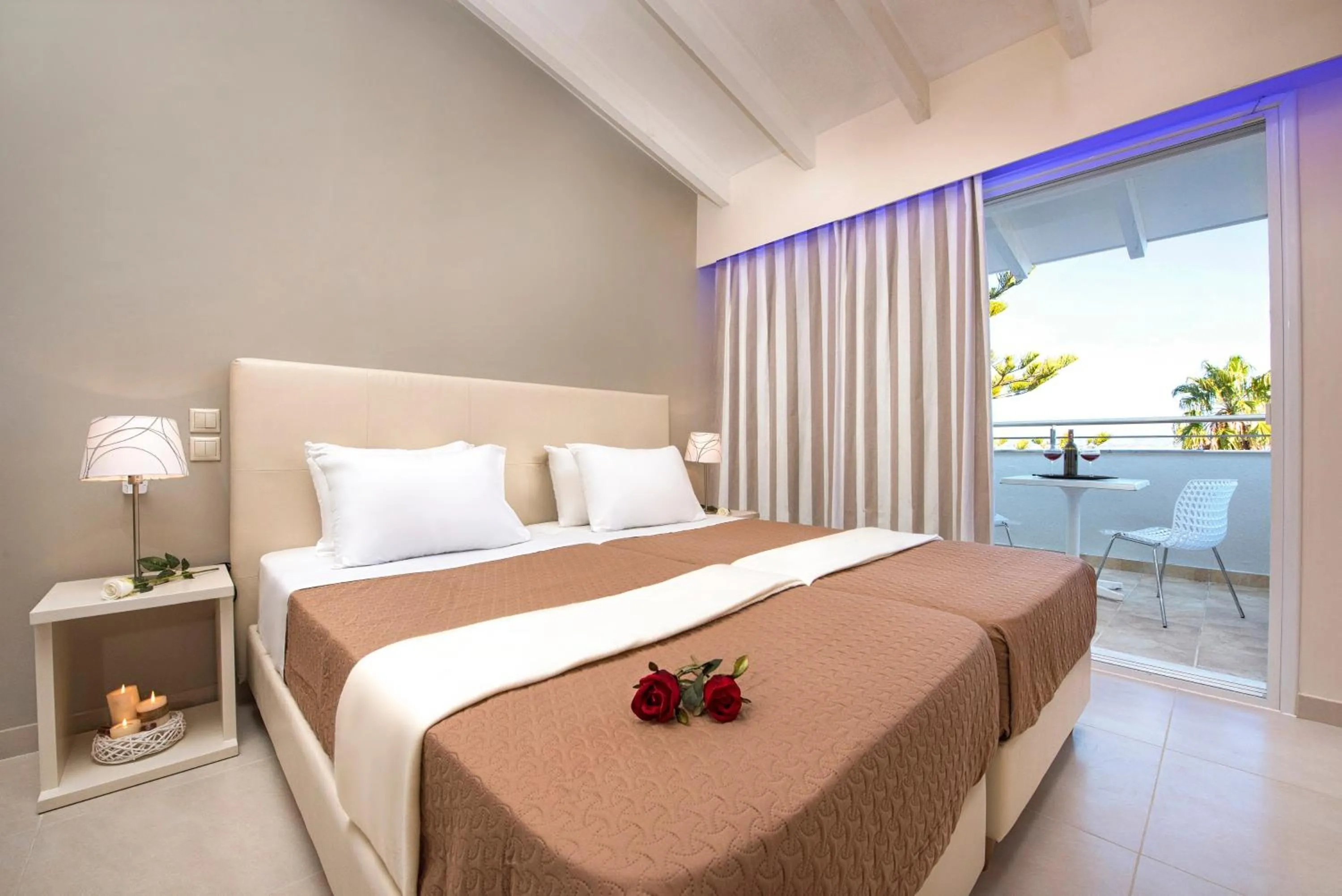 Bedroom, Bed in Onar Corfu Aparts & Studios