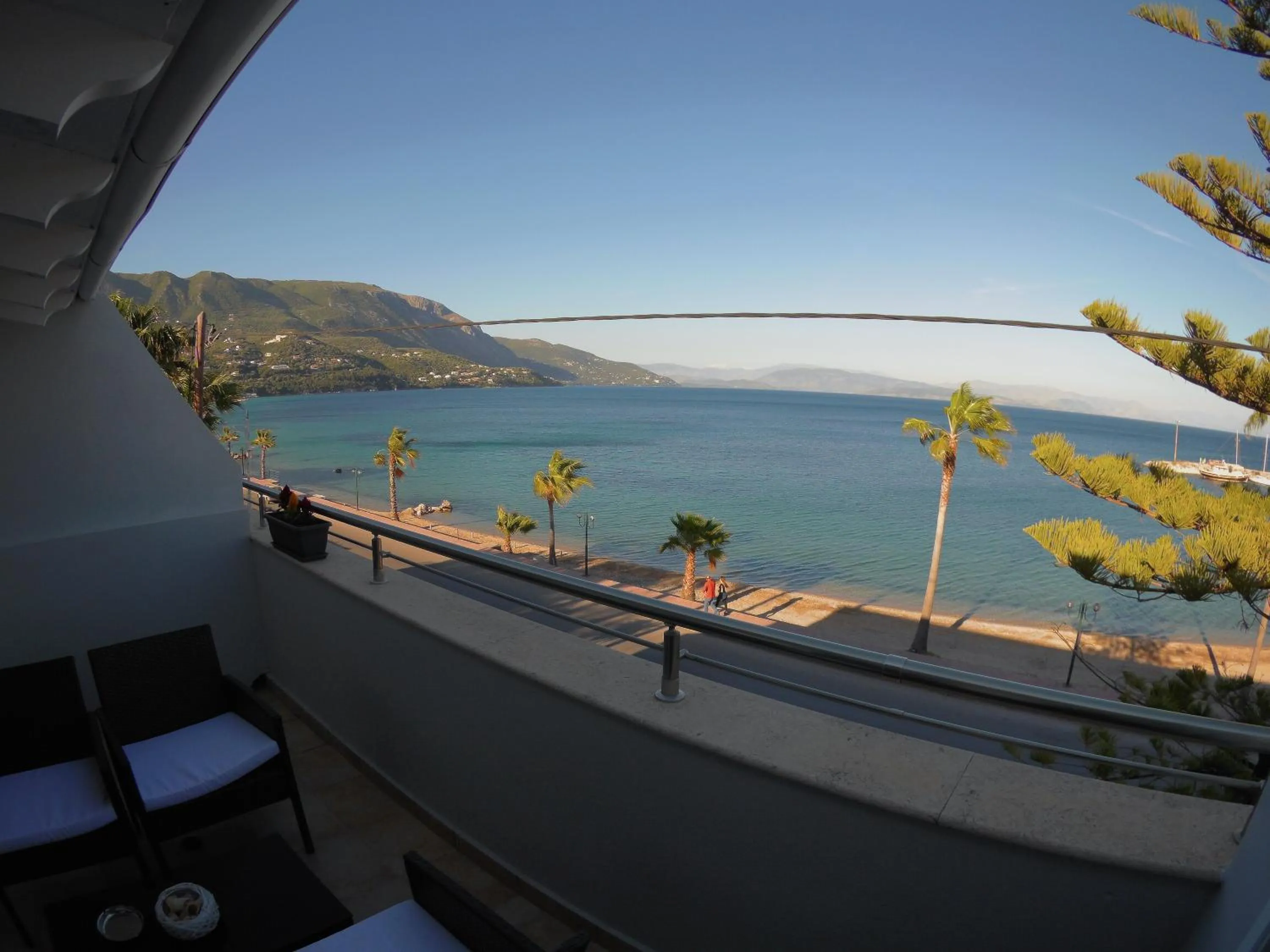 Balcony/Terrace in Onar Corfu Aparts & Studios