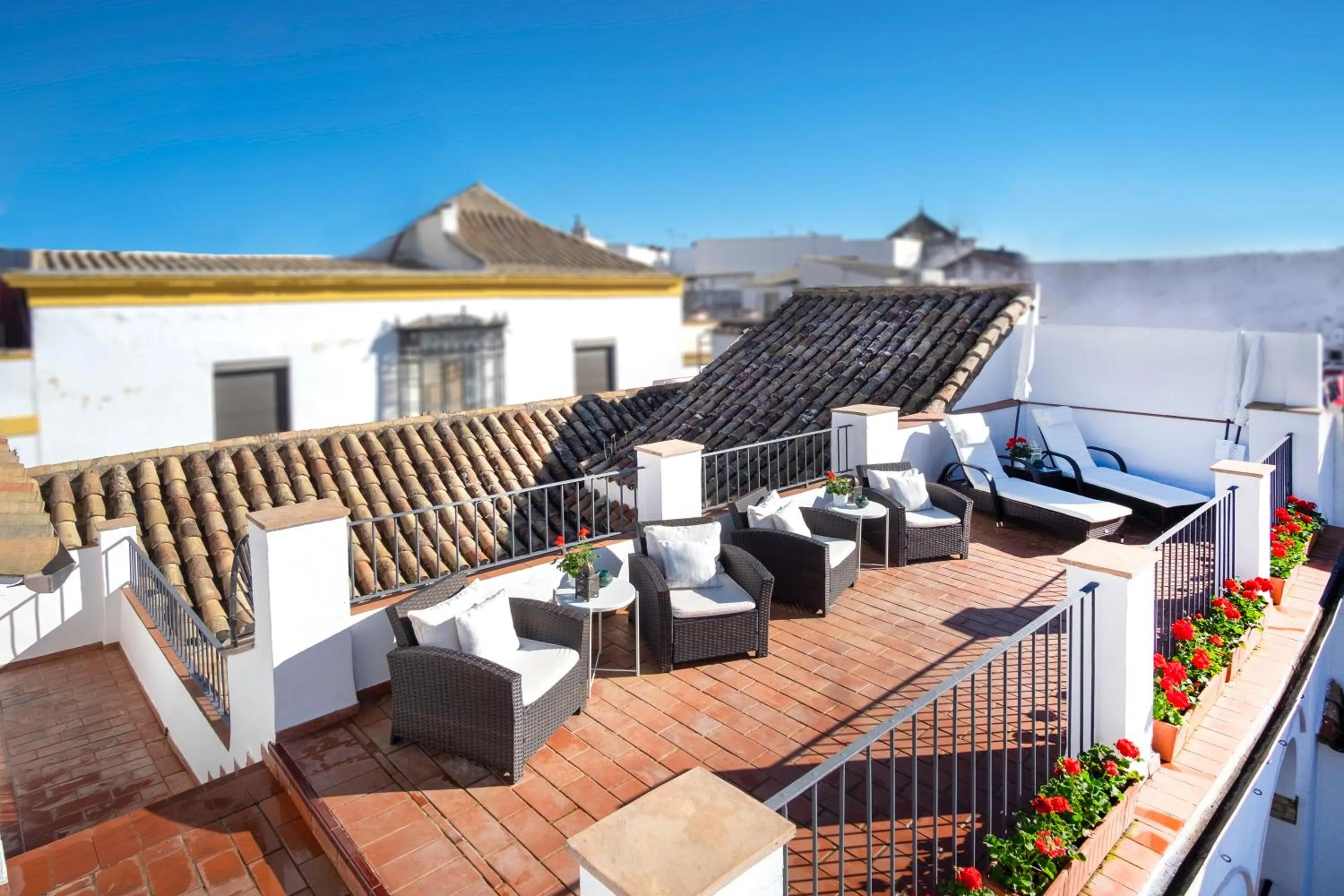 Balcony/Terrace in Apartamentos Casa del Aceite