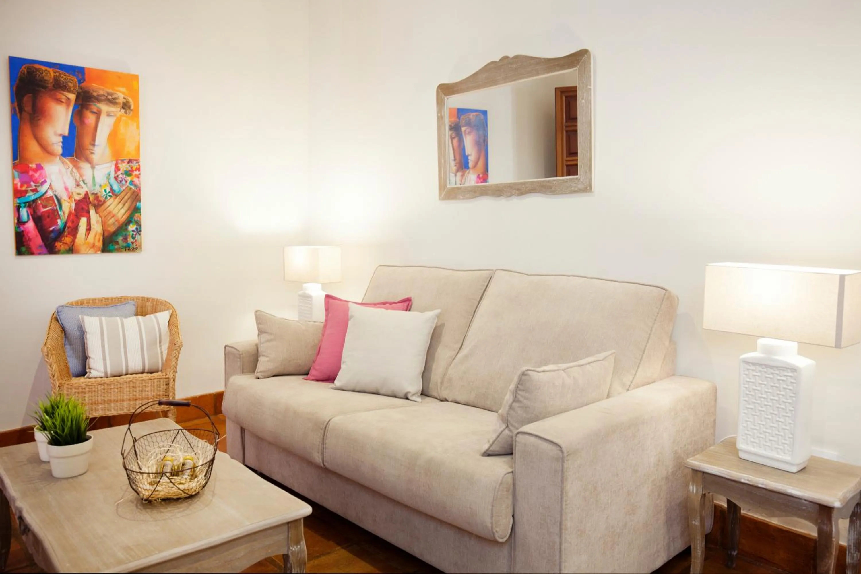 Living room in Apartamentos Casa del Aceite