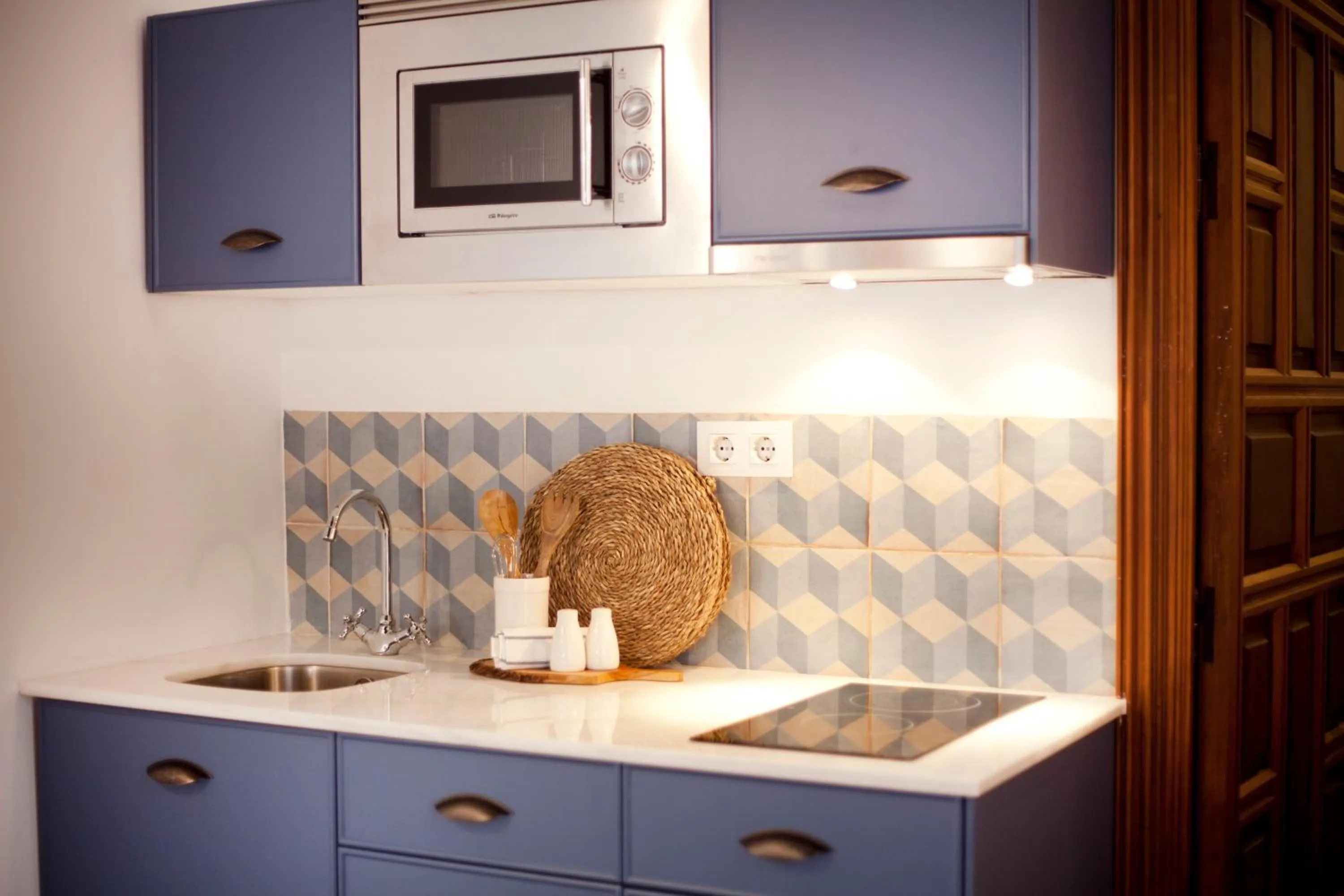 Kitchen or kitchenette in Apartamentos Casa del Aceite