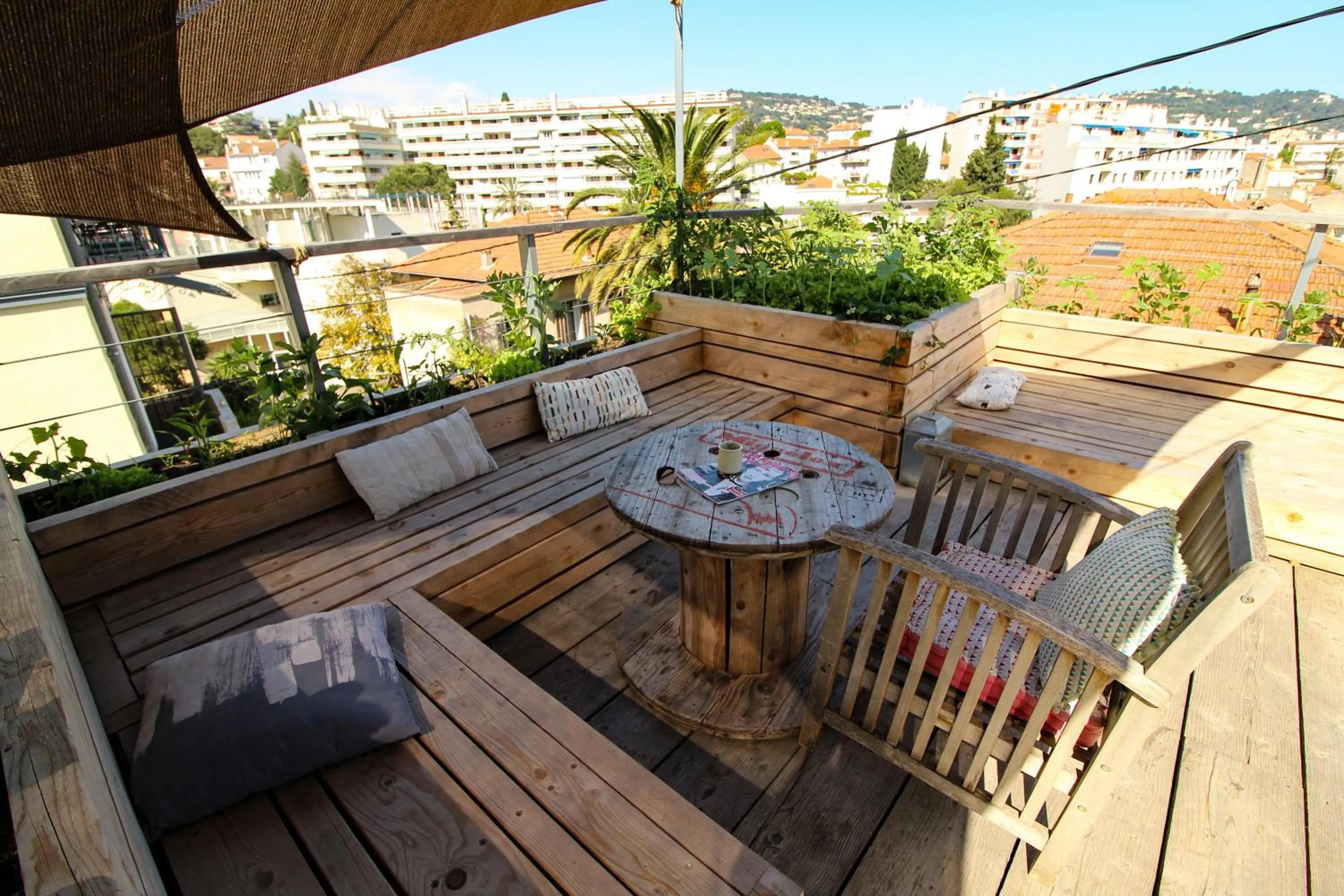 Balcony/Terrace in B&B Villa Du Roc Fleuri