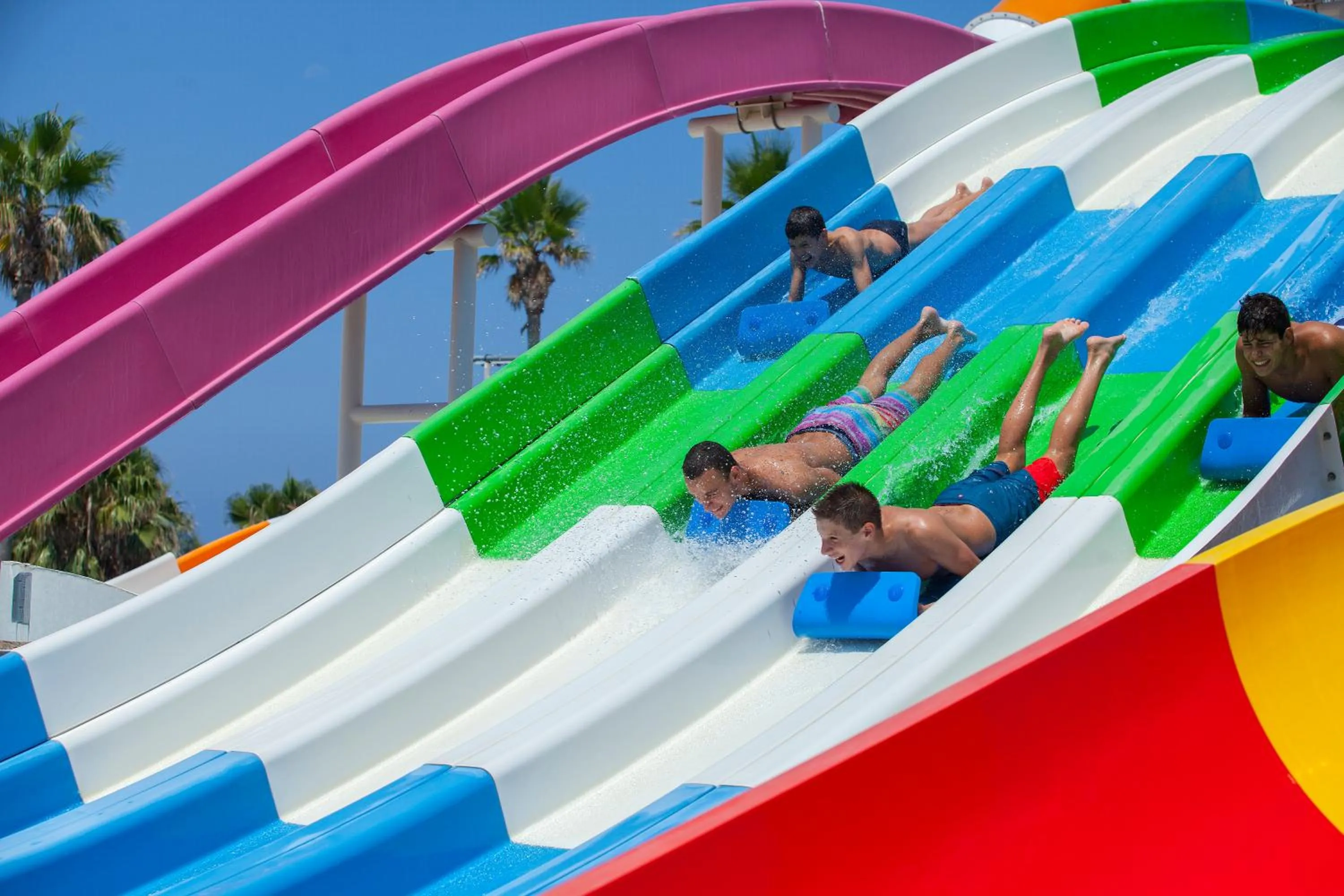 Aqua park in Leonardo Laura Beach & Splash Resort