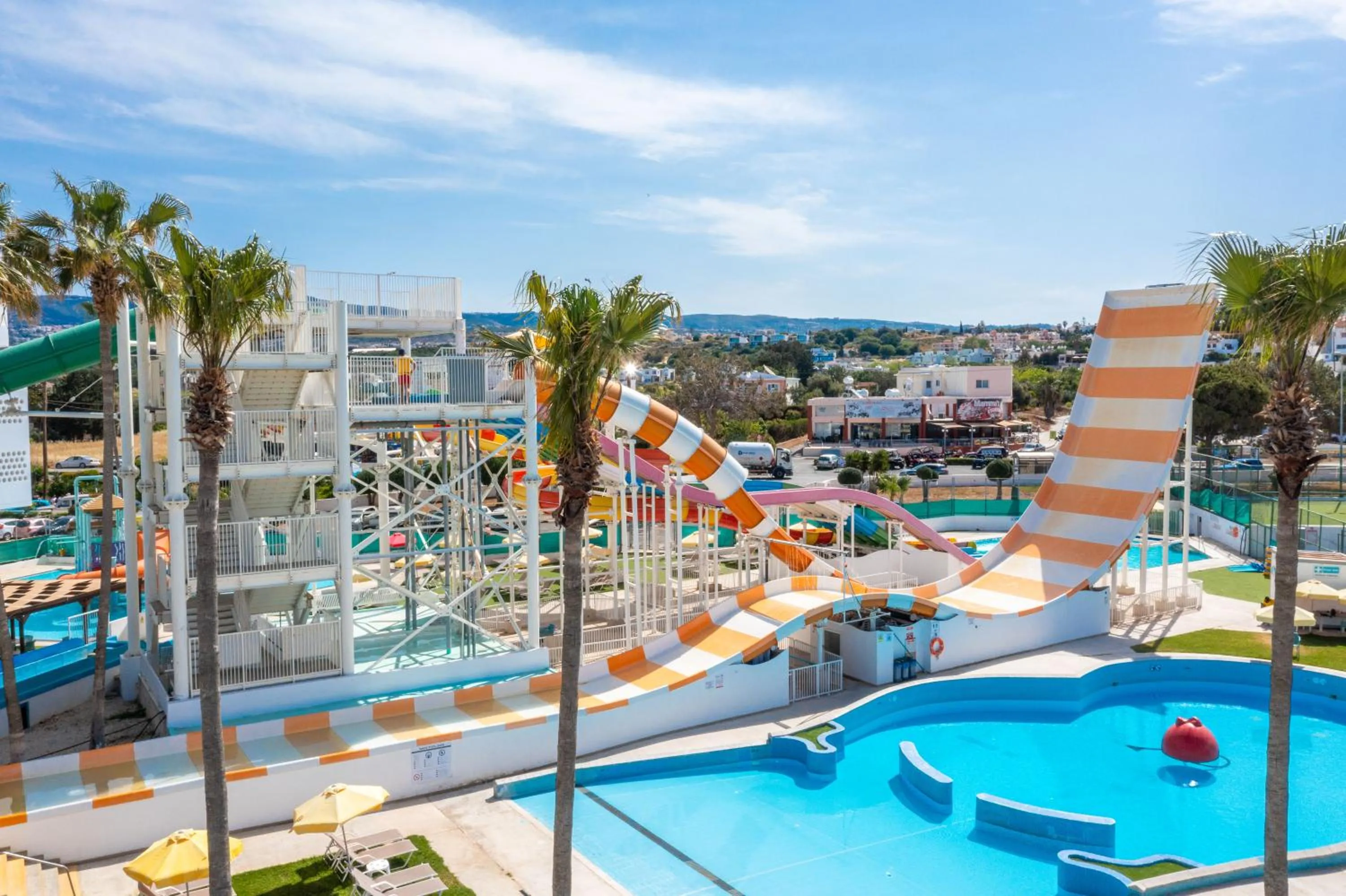 Aqua park in Leonardo Laura Beach & Splash Resort