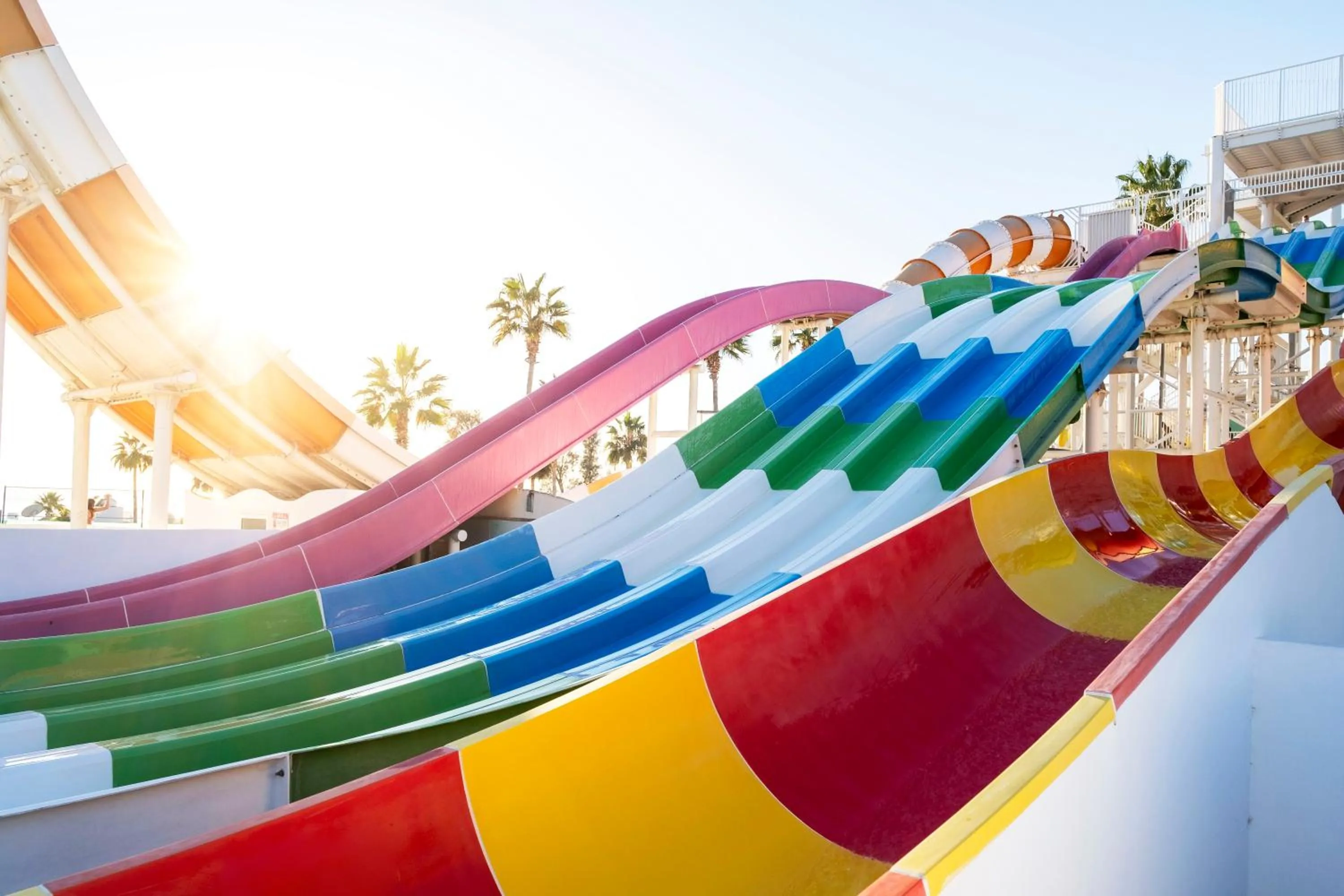 Aqua park in Leonardo Laura Beach & Splash Resort