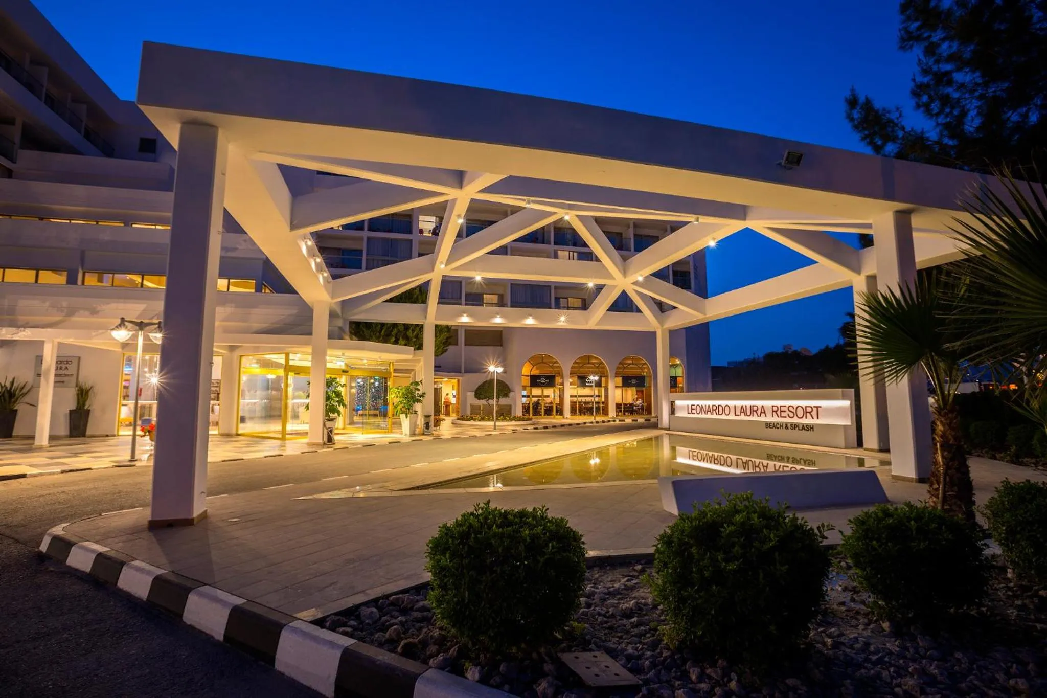 Facade/entrance in Leonardo Laura Beach & Splash Resort