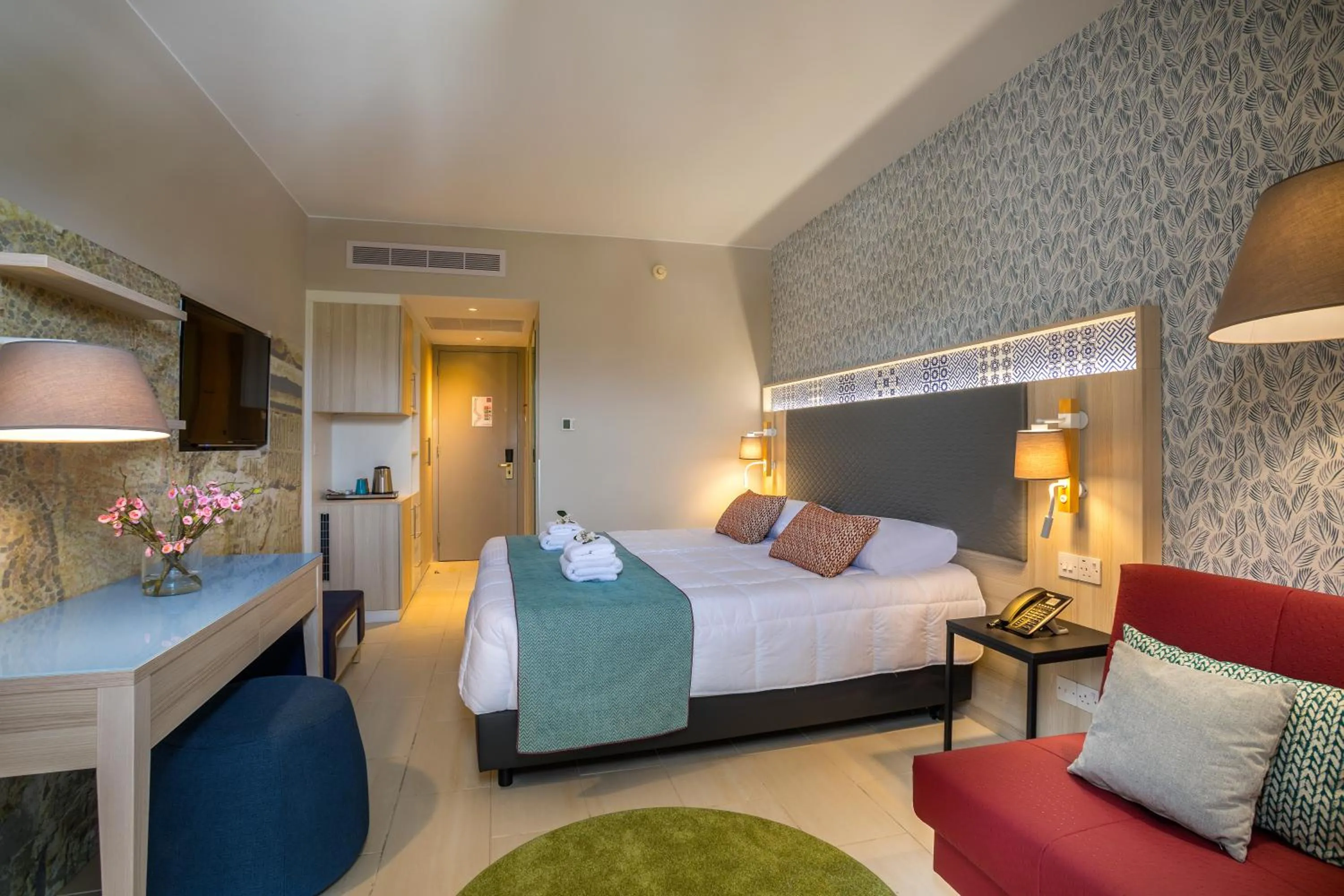 Bedroom, Bed in Leonardo Laura Beach & Splash Resort