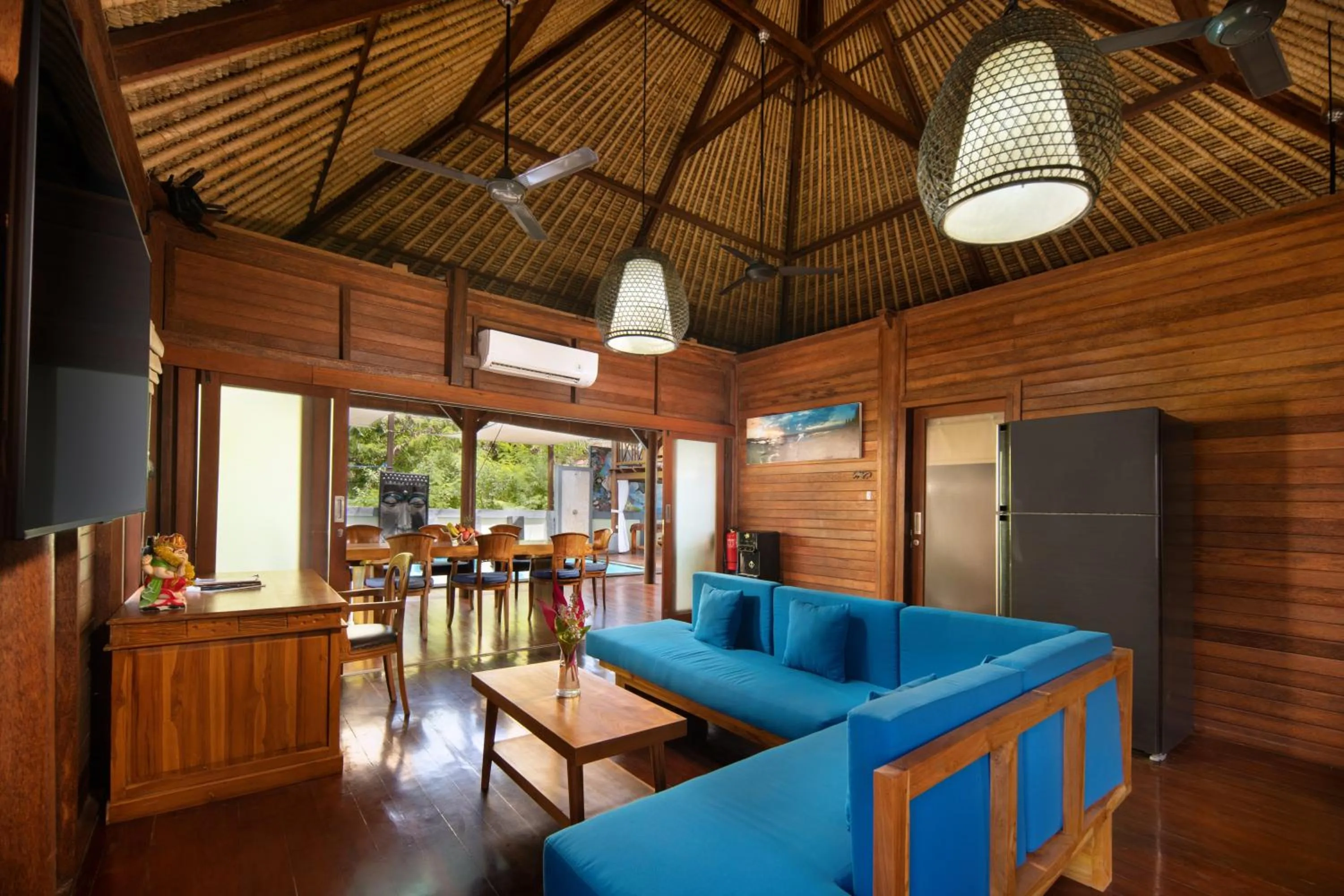 Living room in Gecko Villa & Bungalows