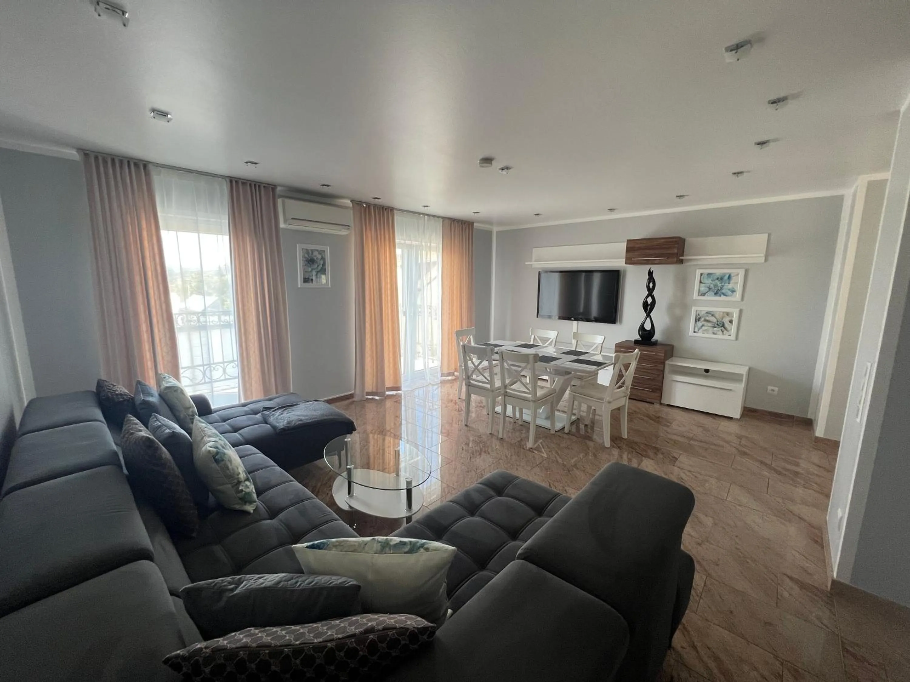 Living room in Merkel Villa Apartamente