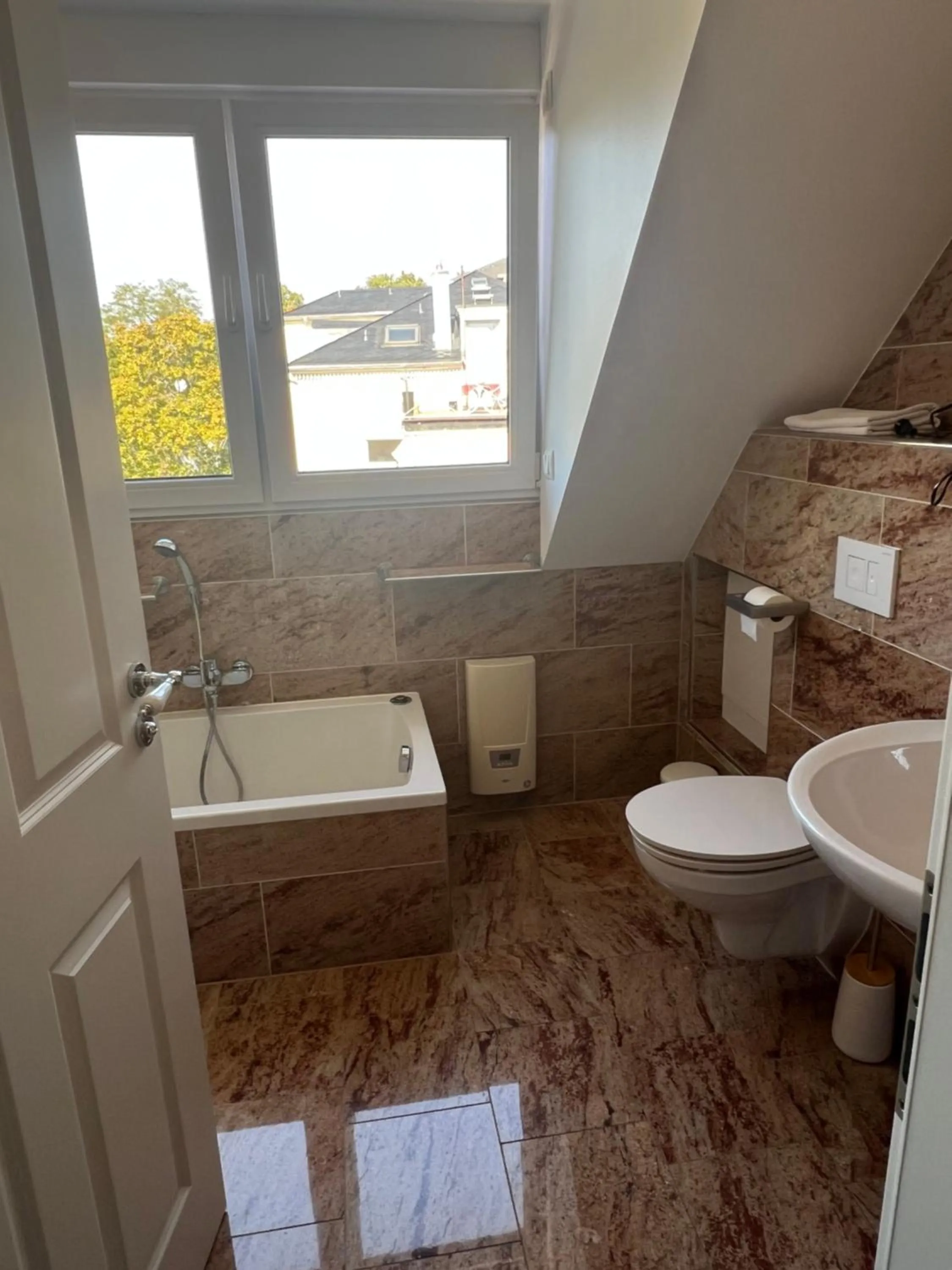 Bathroom in Merkel Villa Apartamente