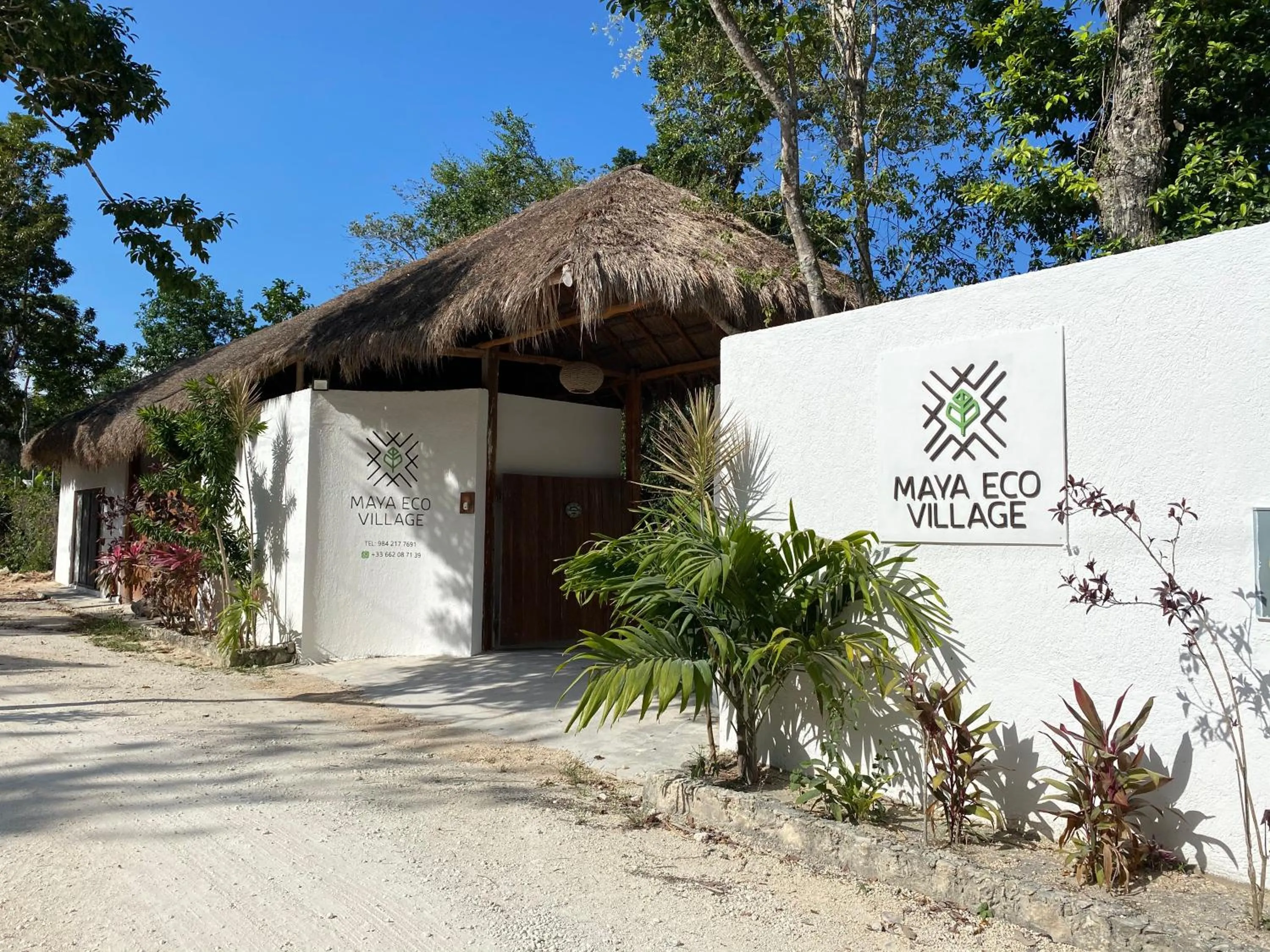 Facade/entrance in Maya Eco Village