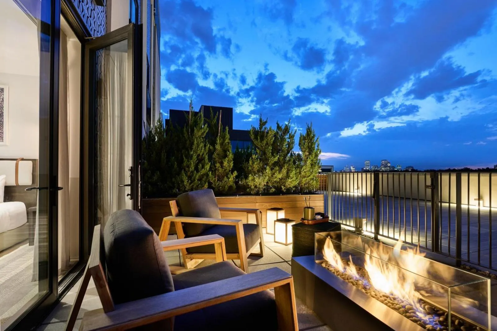 Patio in Halcyon - A Hotel in Cherry Creek