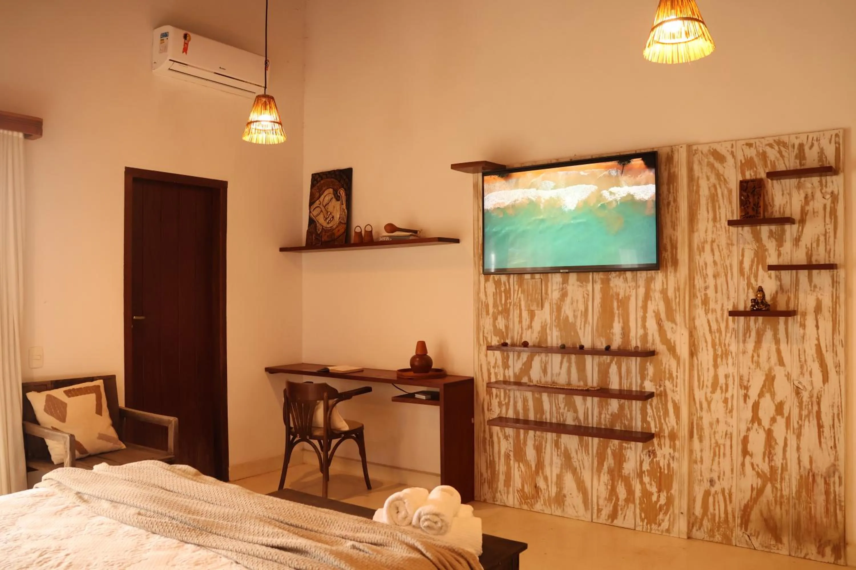 Bed in Villa Prana Trancoso - Vista mar