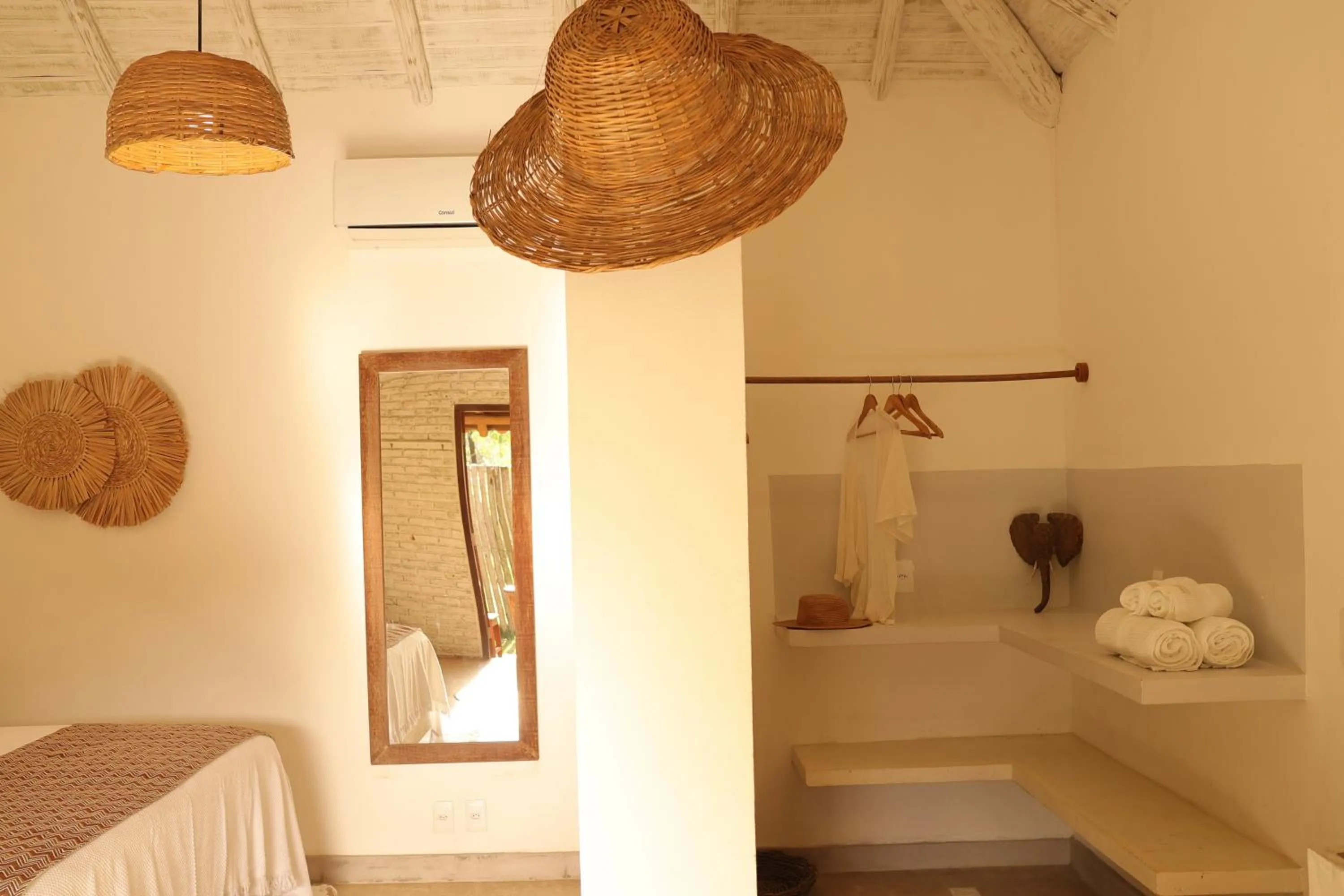 Bed in Villa Prana Trancoso - Vista mar