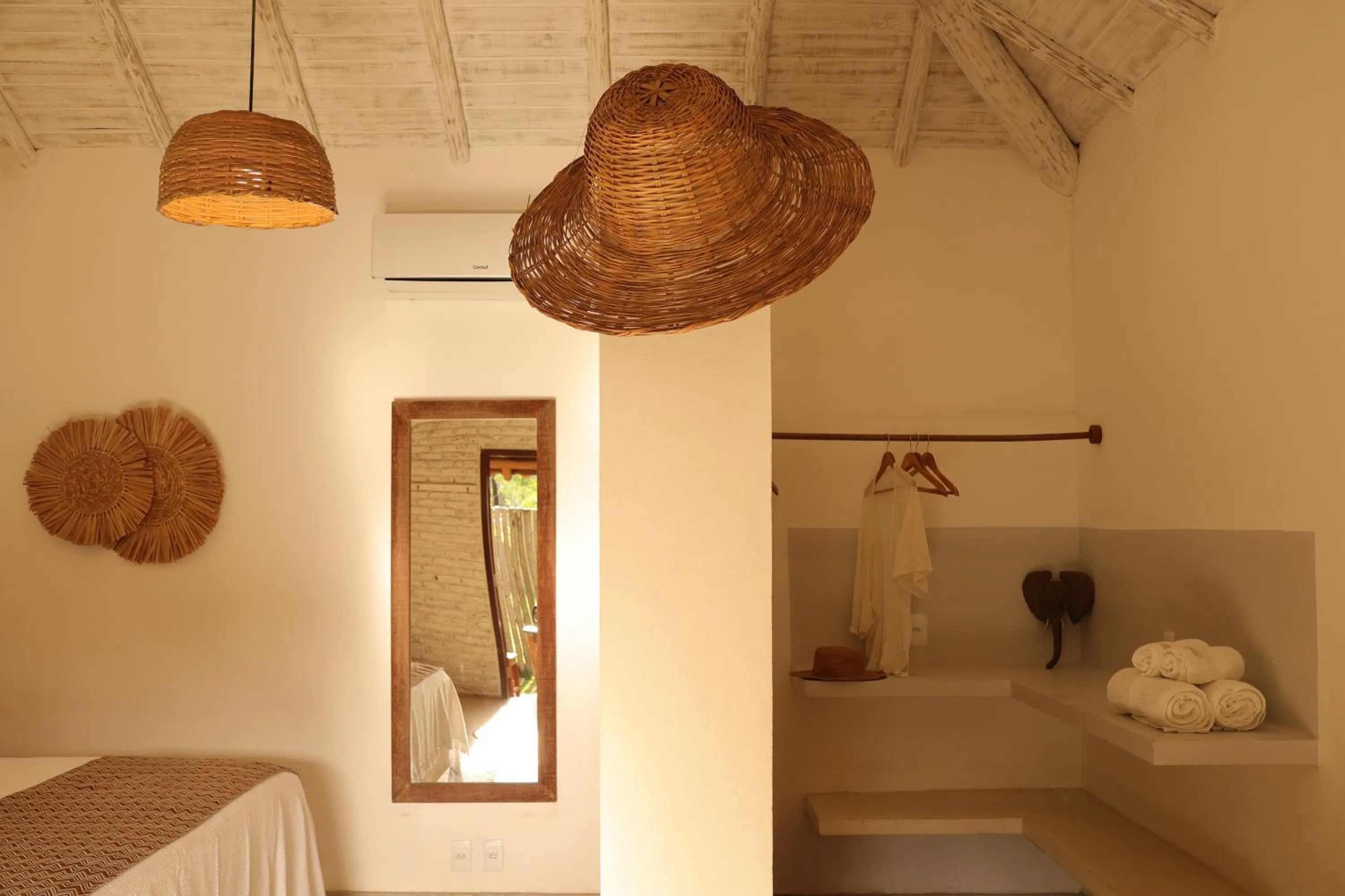 Bed in Villa Prana Trancoso - Vista mar