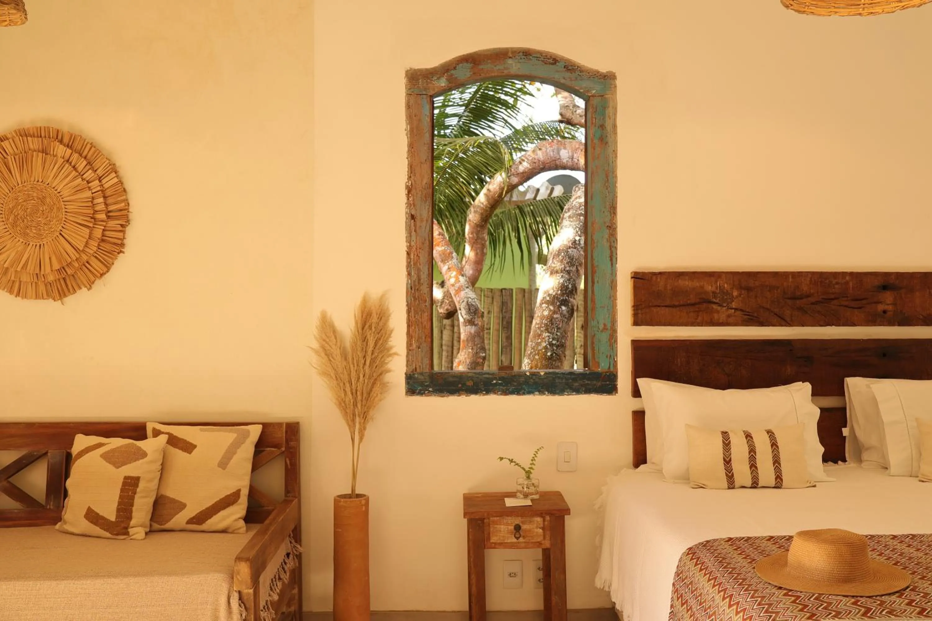 Bed in Villa Prana Trancoso - Vista mar