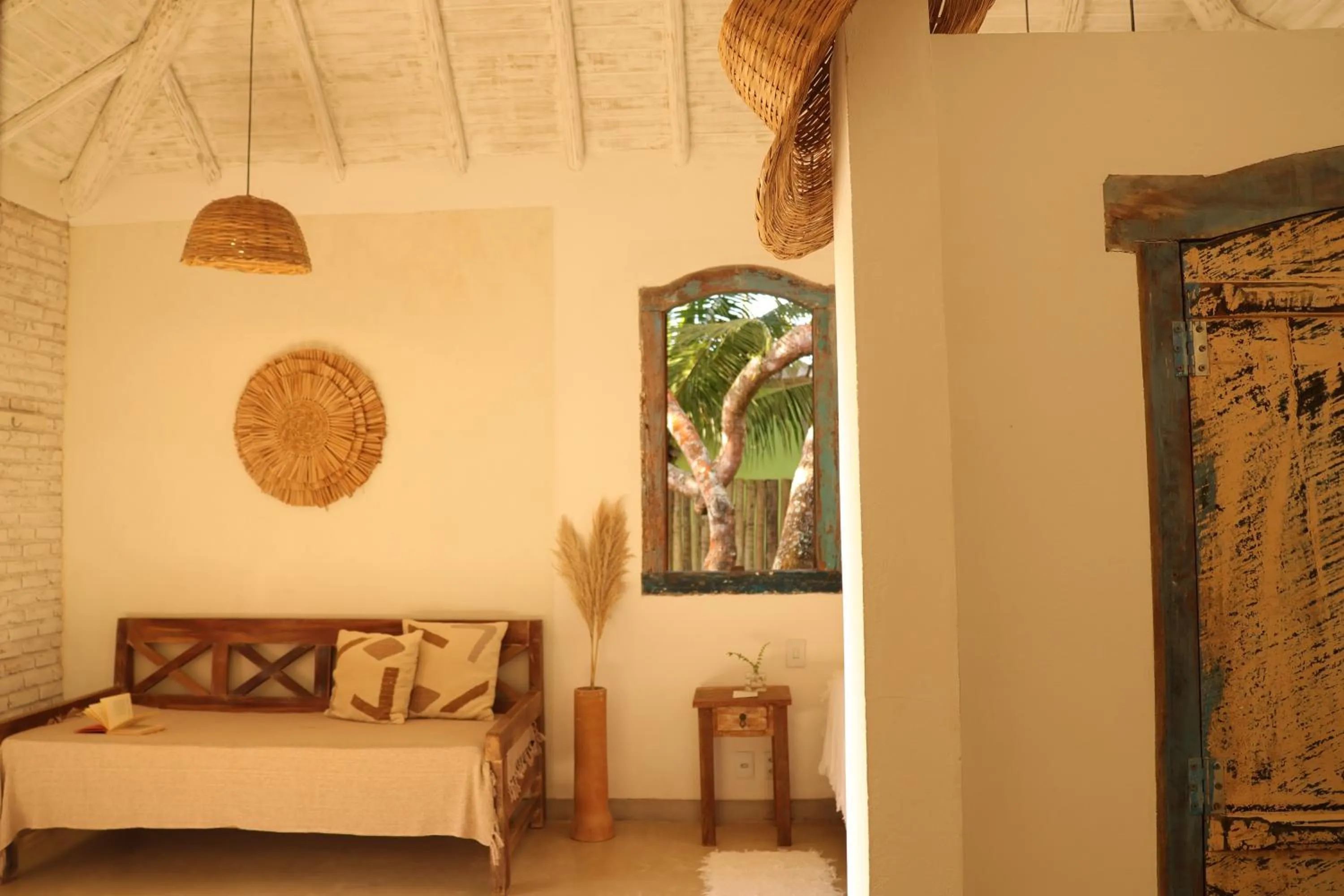 Bed in Villa Prana Trancoso - Vista mar