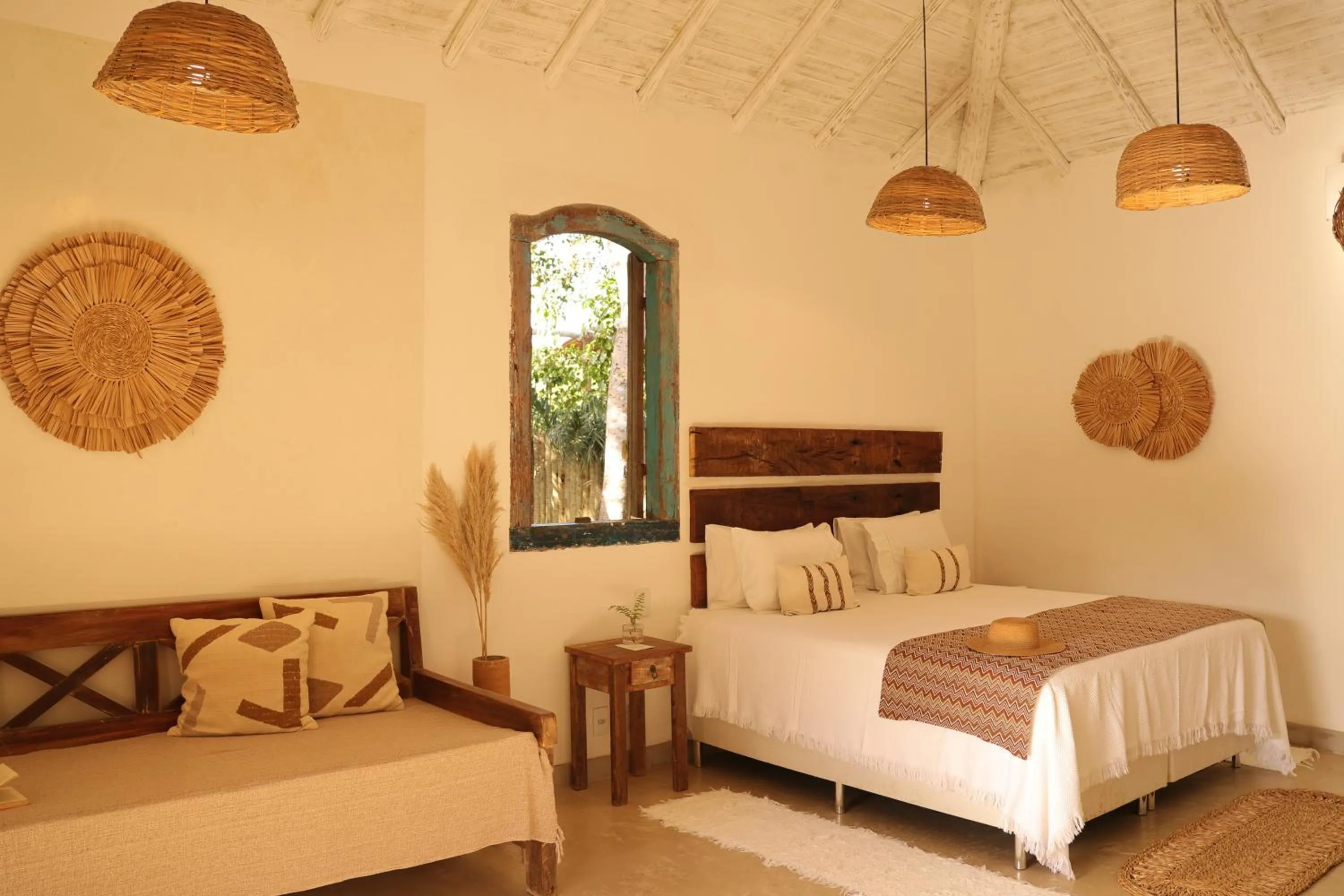 Bed in Villa Prana Trancoso - Vista mar