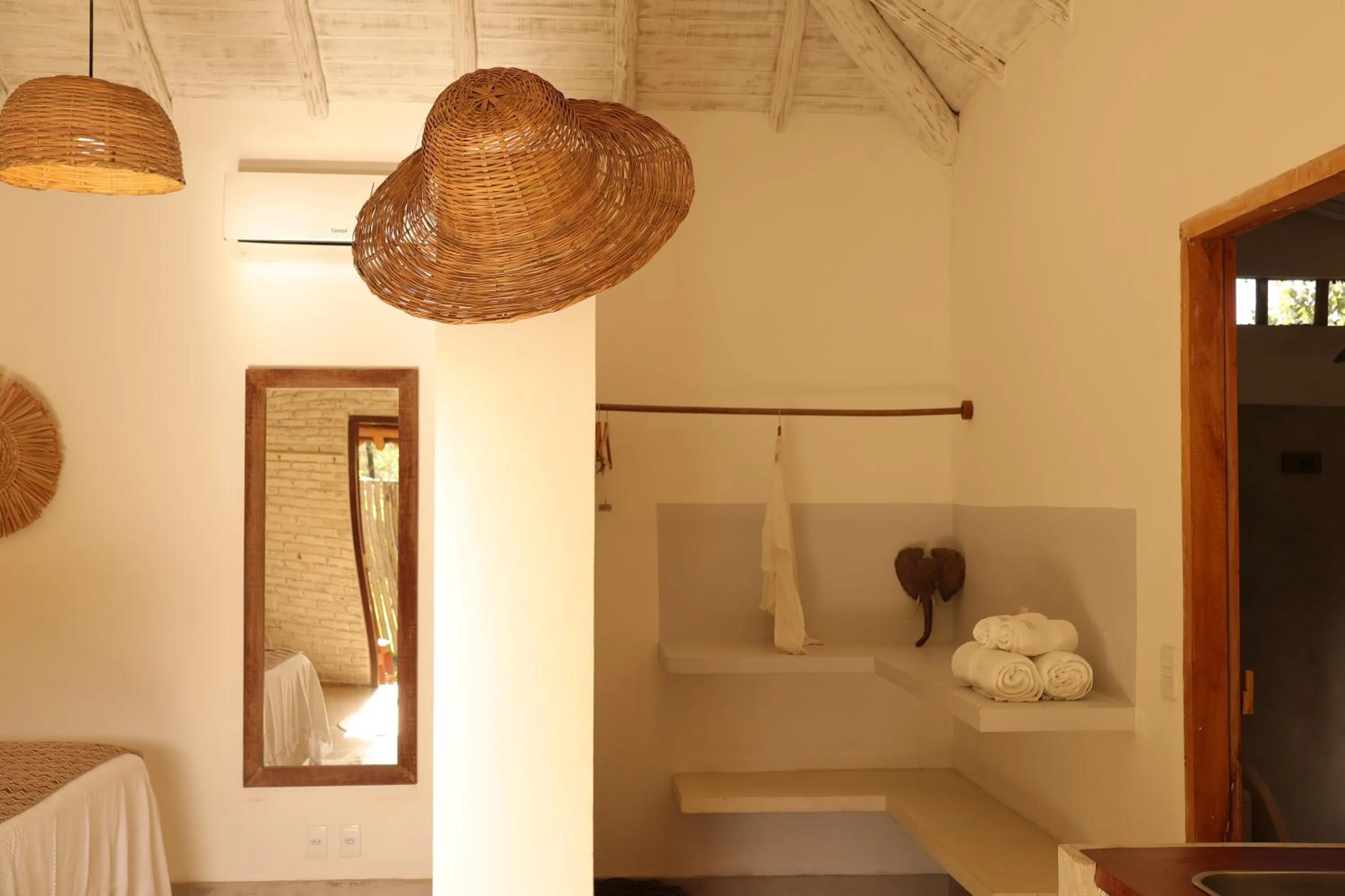 Bed in Villa Prana Trancoso - Vista mar