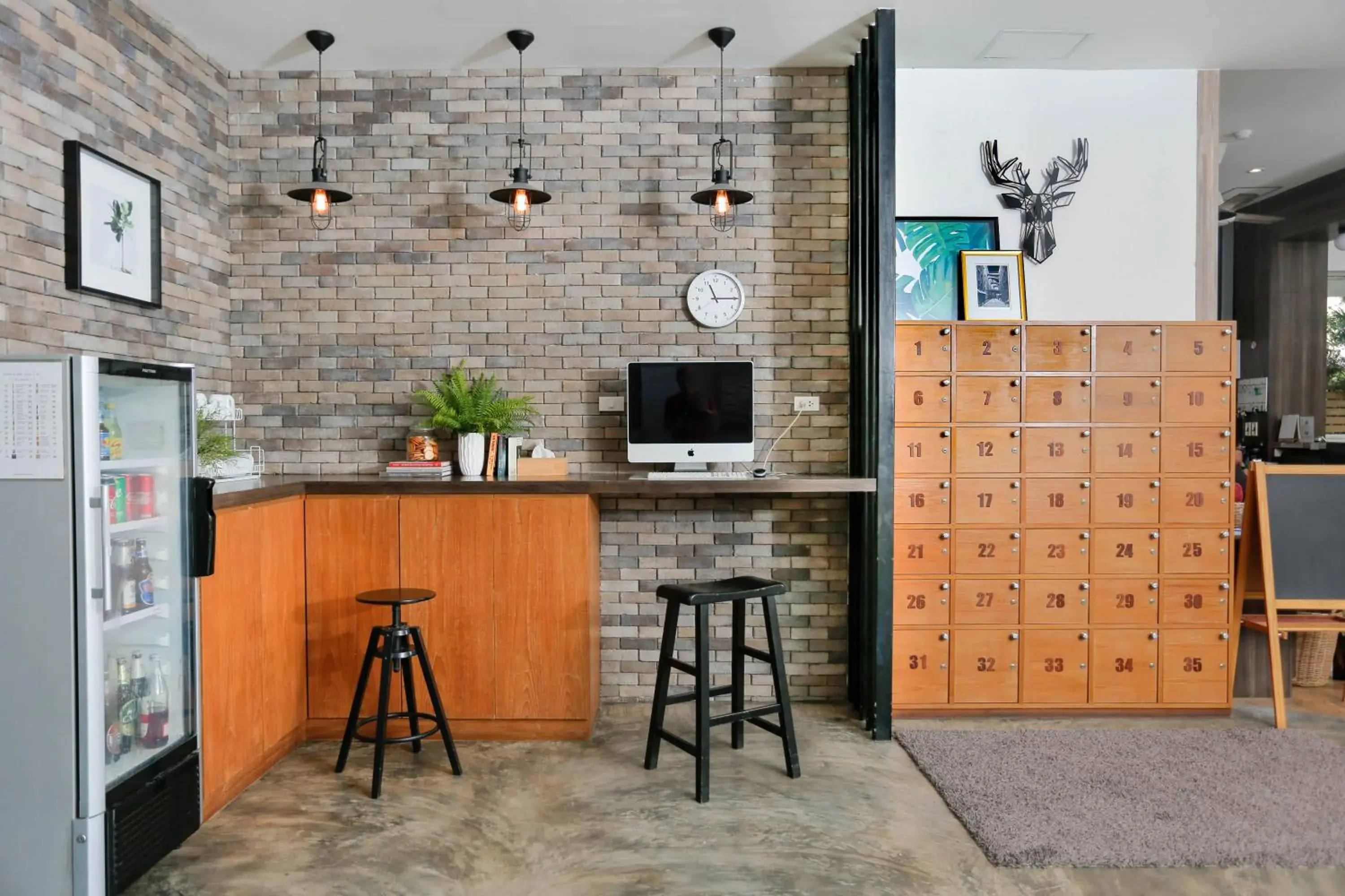 Lobby or reception in The Corner Lodge Lobby or reception in The Corner Lodge