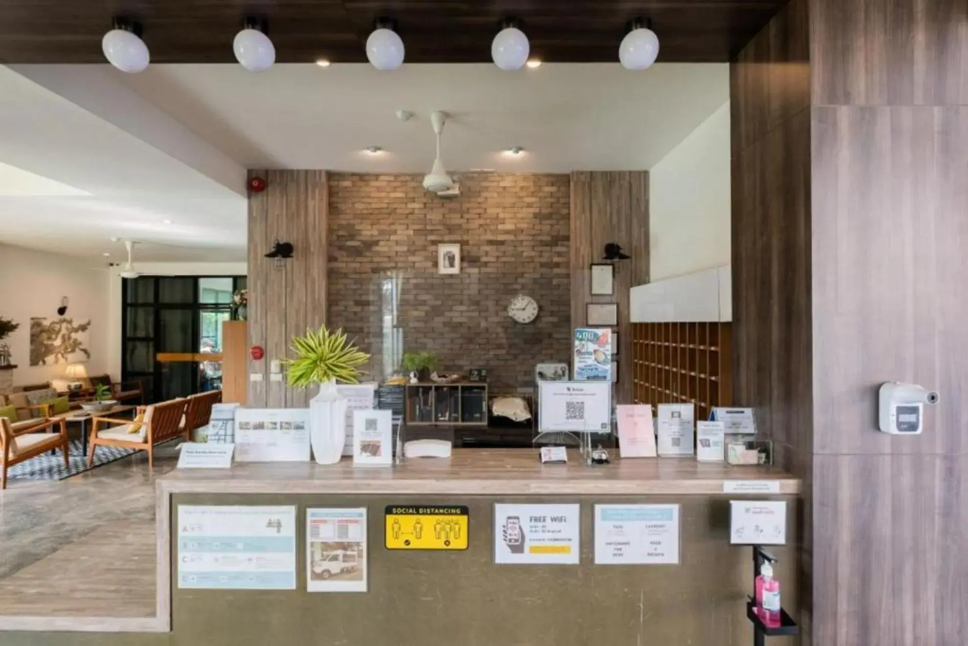 Lobby or reception in The Corner Lodge Lobby or reception in The Corner Lodge