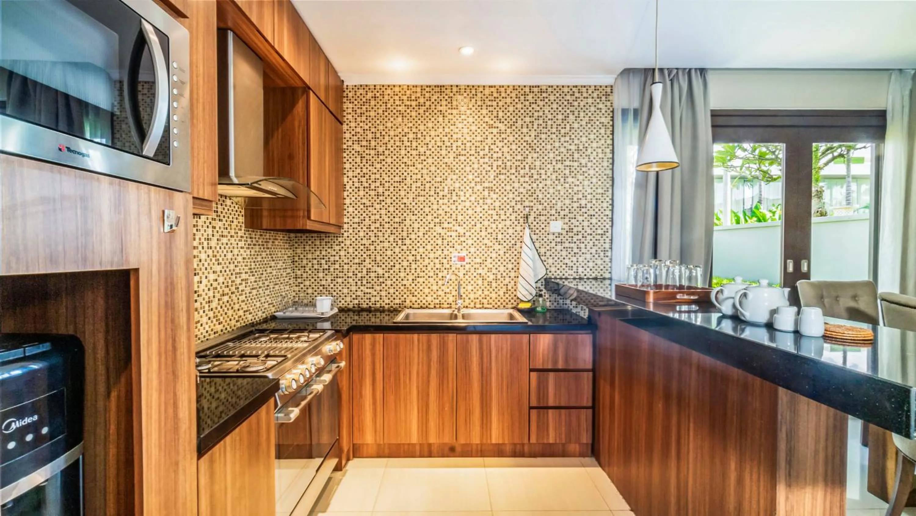 kitchen in Sotis Villas