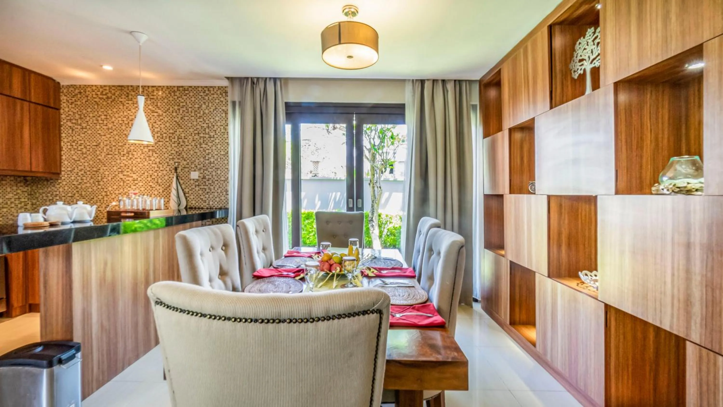 Dining area in Sotis Villas