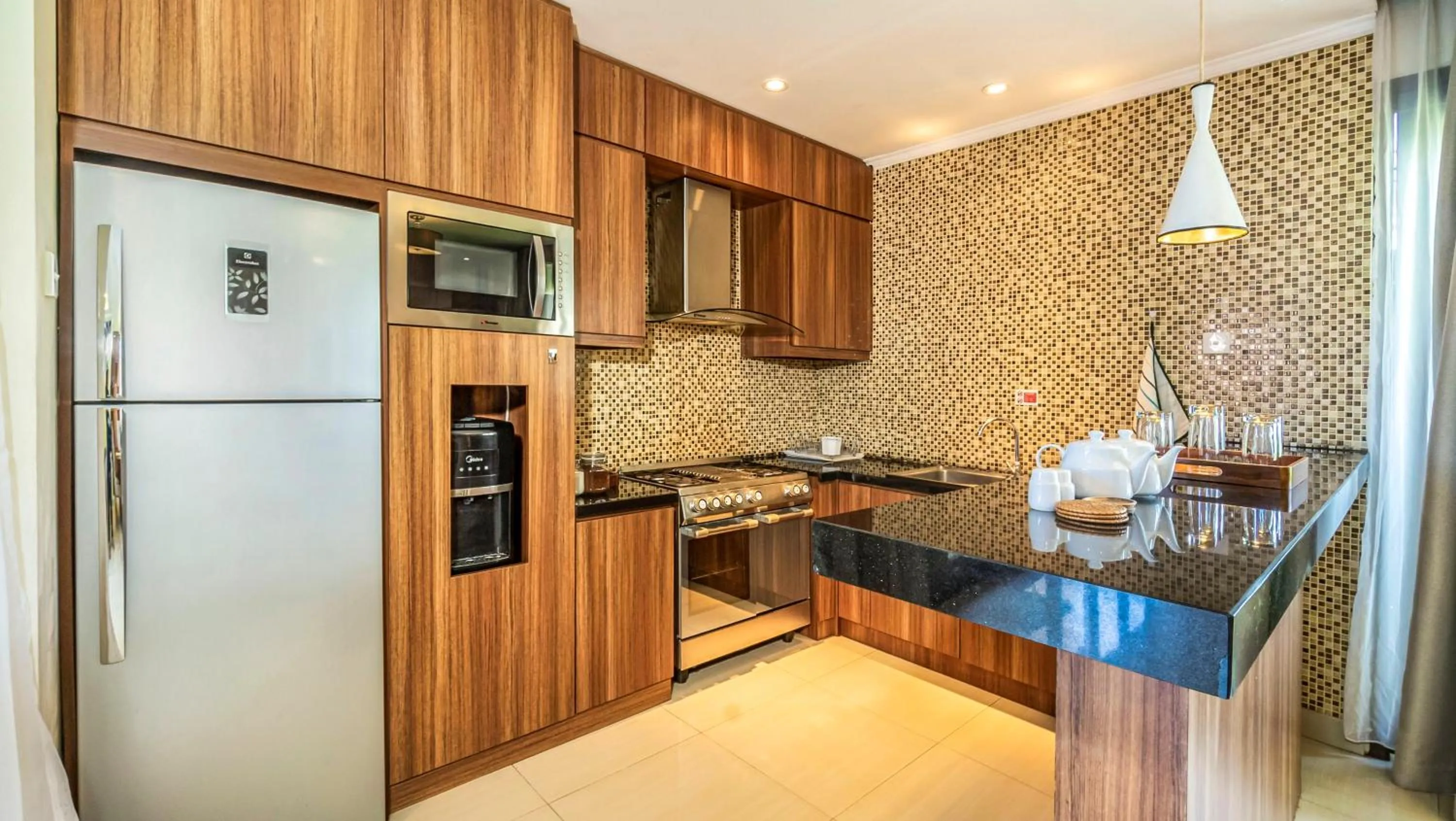 kitchen in Sotis Villas