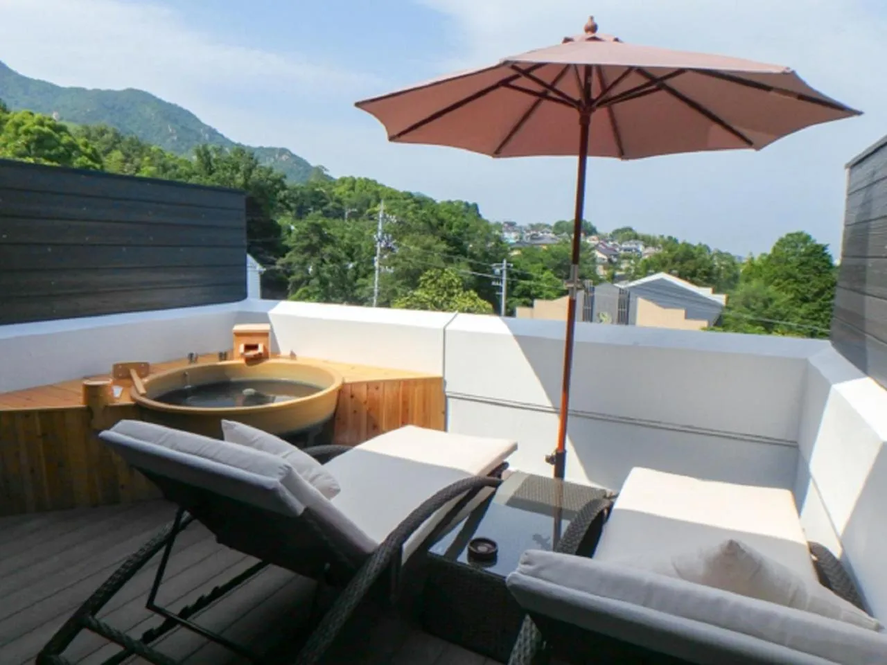 Balcony/Terrace in LiVEMAX RESORT Aki Miyahama Onsen