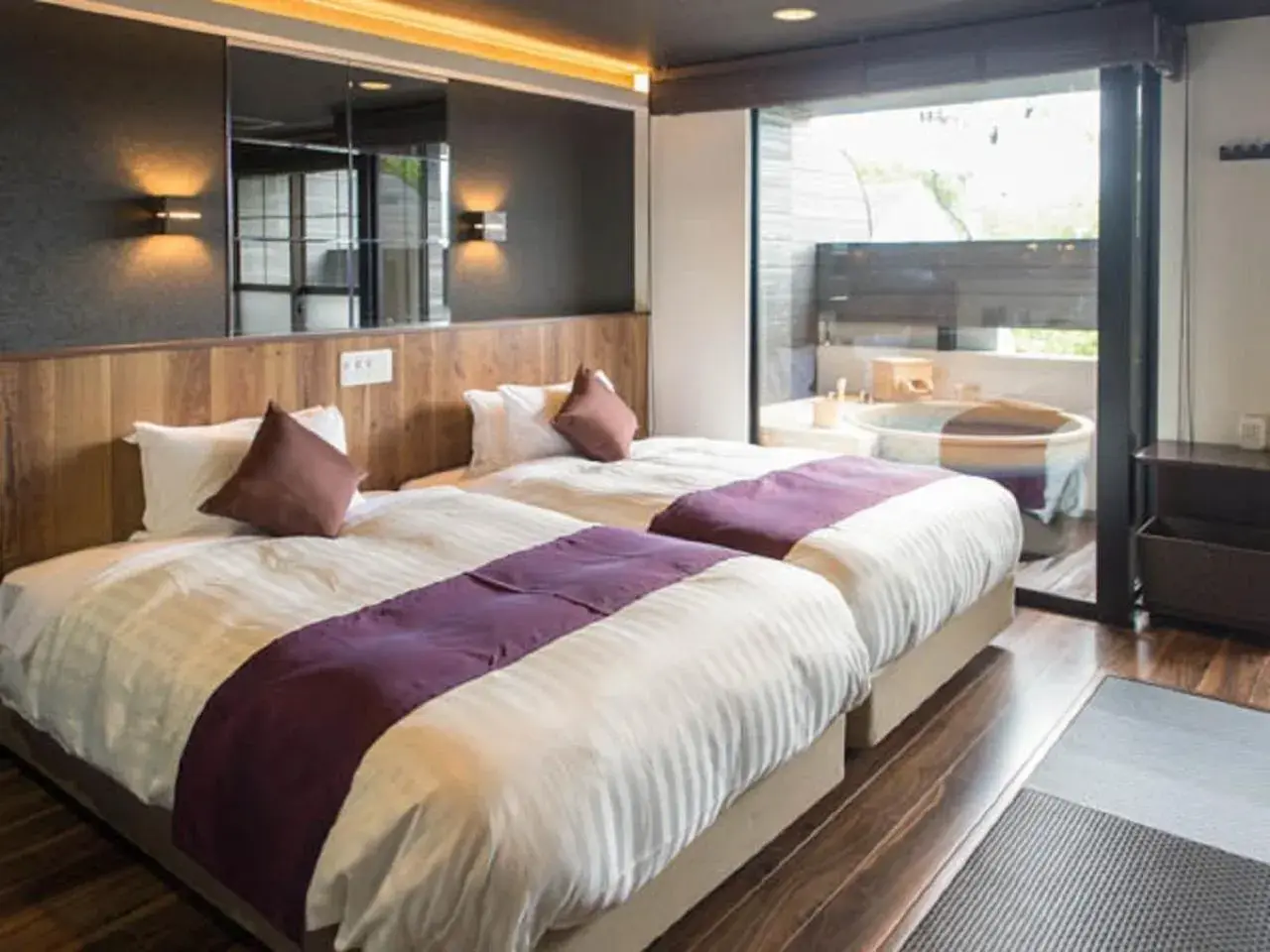 Photo of the whole room, Bed in LiVEMAX RESORT Aki Miyahama Onsen Photo of the whole room, Bed in LiVEMAX RESORT Aki Miyahama Onsen