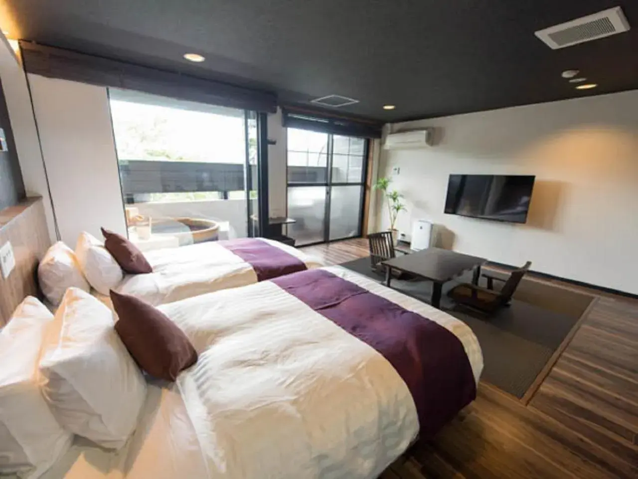 Photo of the whole room, Bed in LiVEMAX RESORT Aki Miyahama Onsen Photo of the whole room, Bed in LiVEMAX RESORT Aki Miyahama Onsen