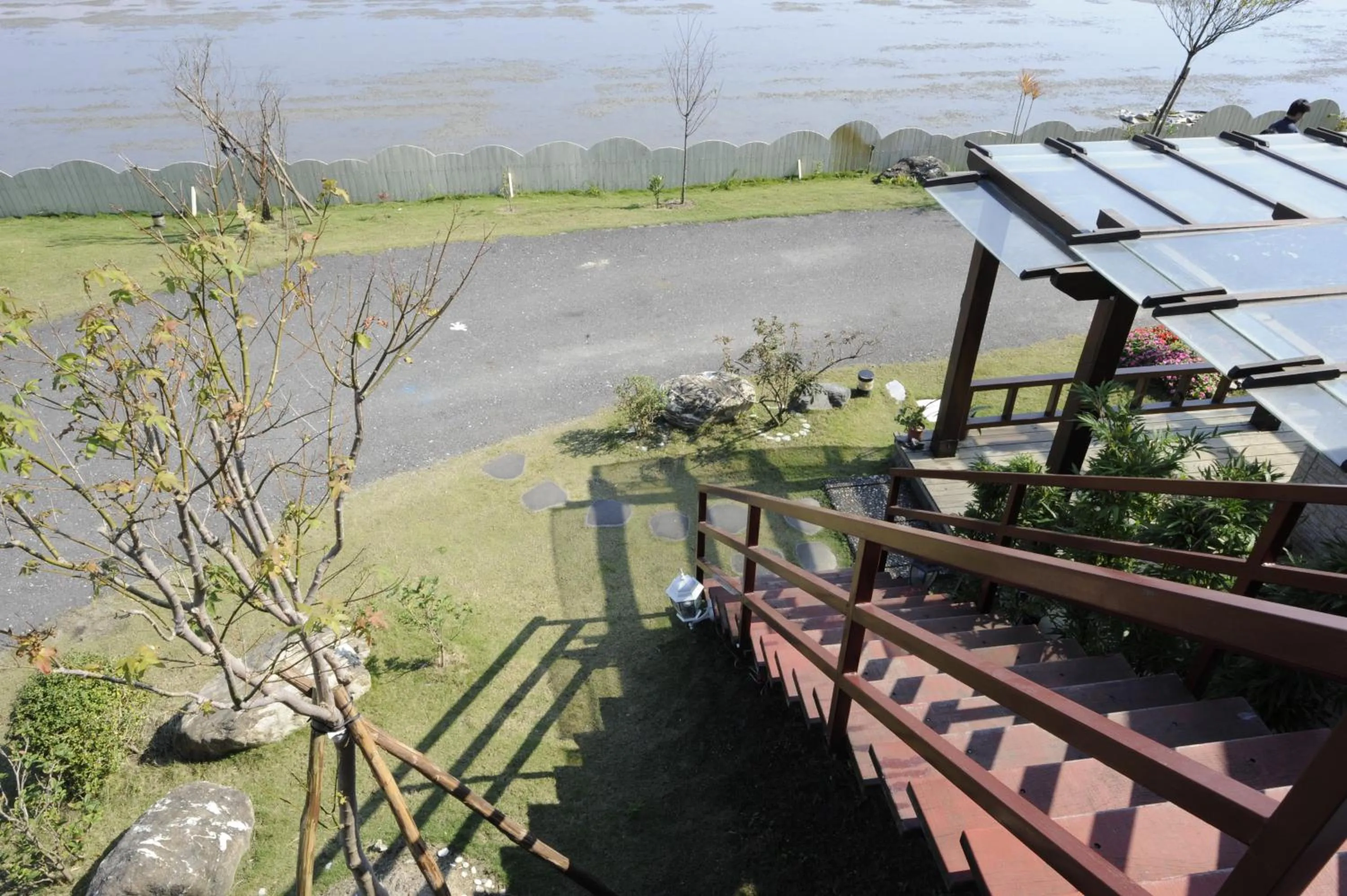 Garden view in Dong Shan He B&B