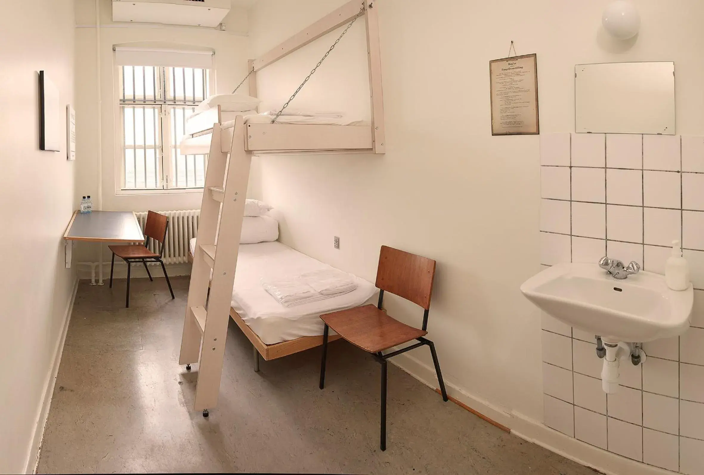 Twin Cell Room - single occupancy in SleepIn FÆNGSLET Twin Cell Room - single occupancy in SleepIn FÆNGSLET