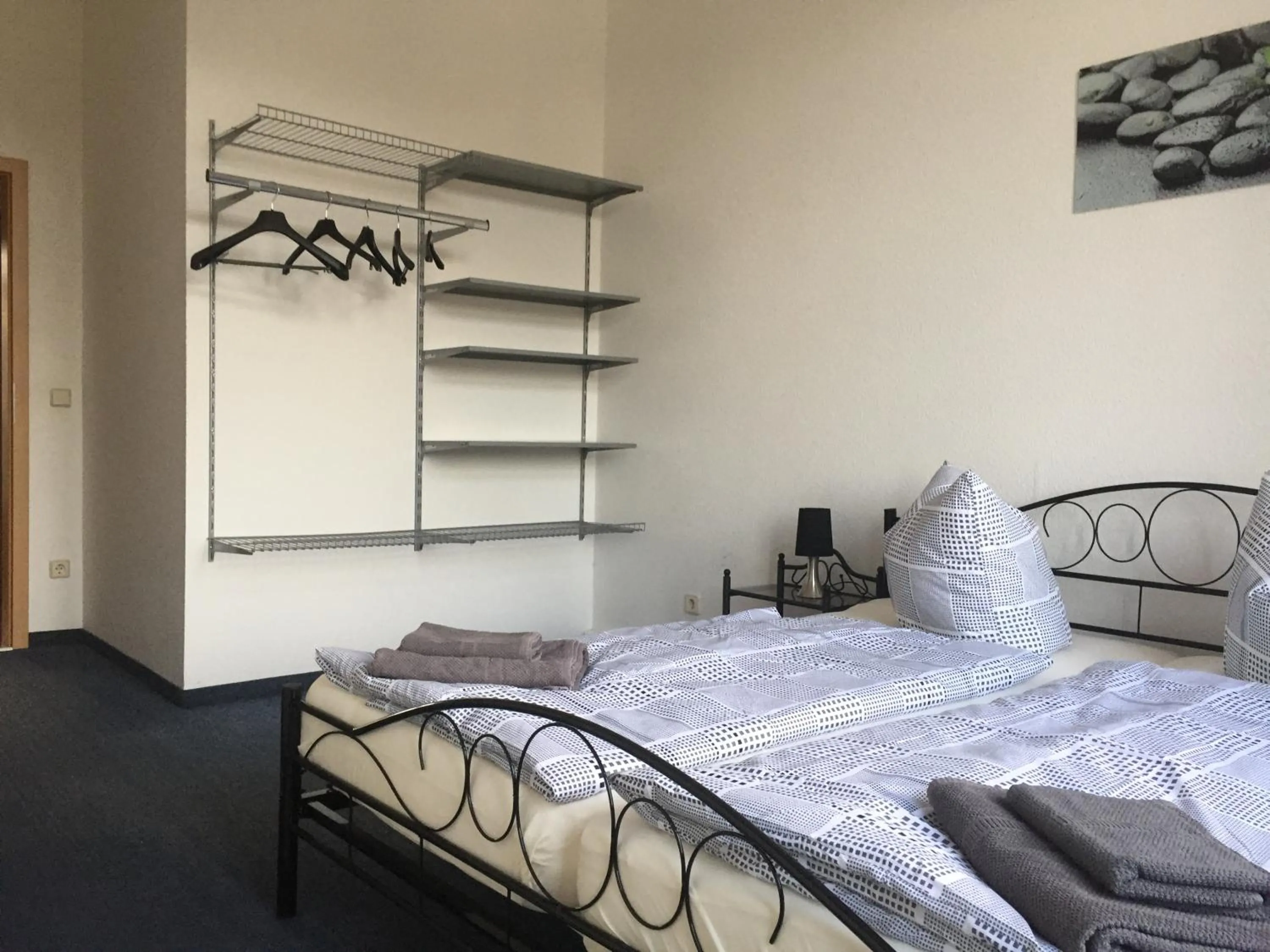 Bed in Apartment Naumann