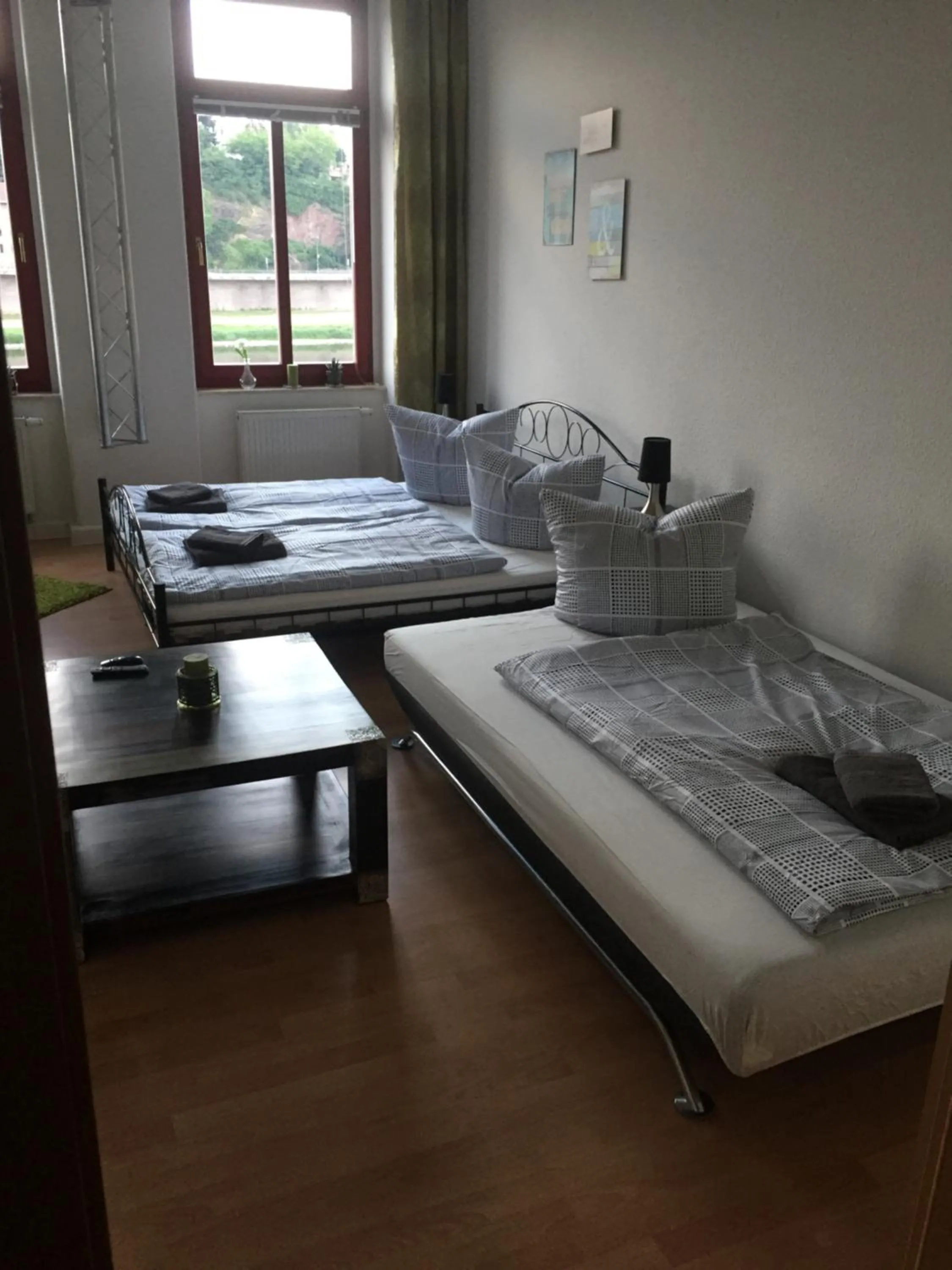 Bed in Apartment Naumann