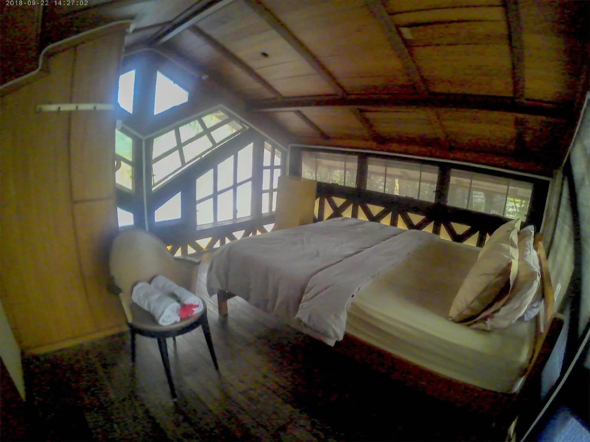 Bed in Karang Aji Beach Villa