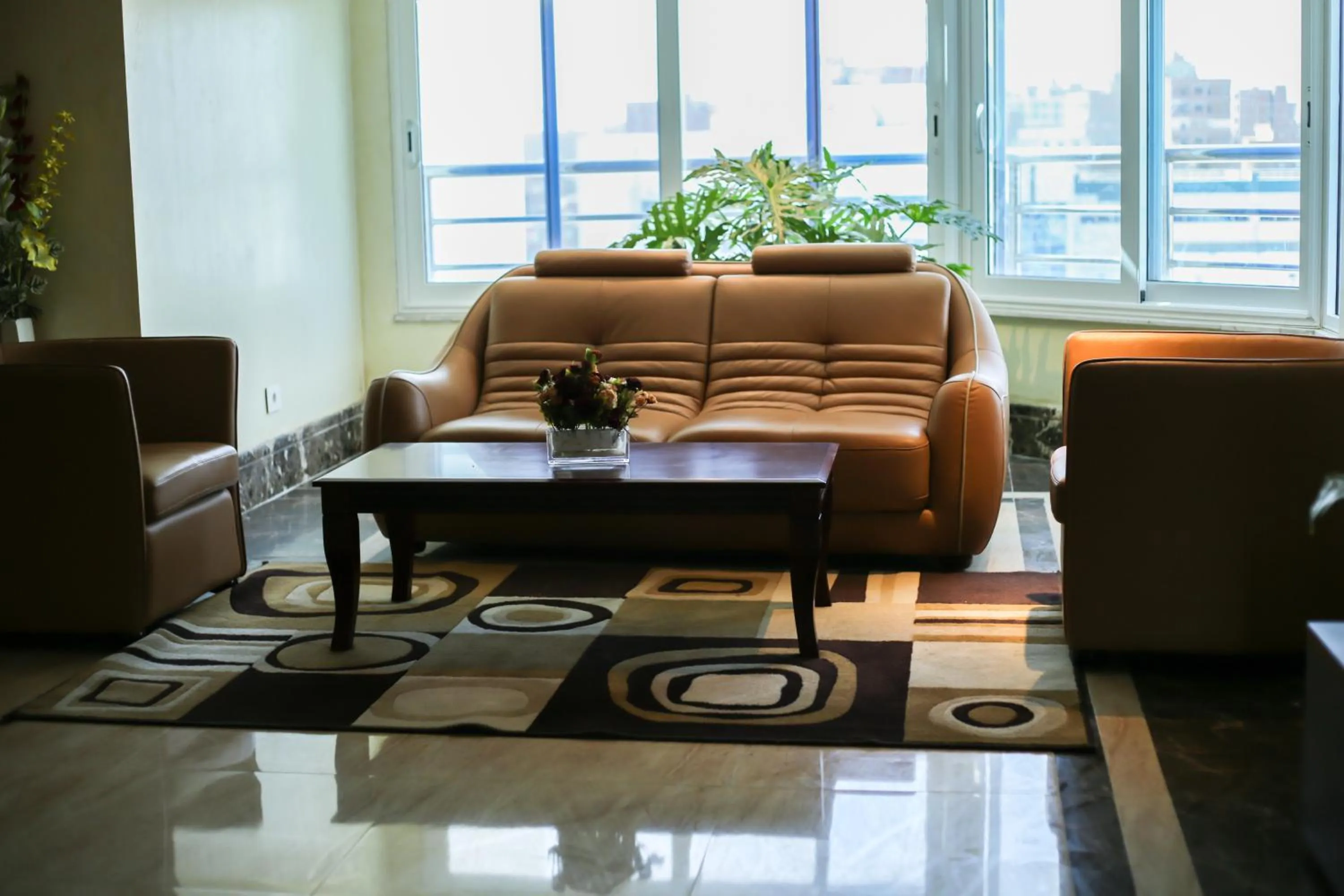 Seating area in Tolip Inn Maadi