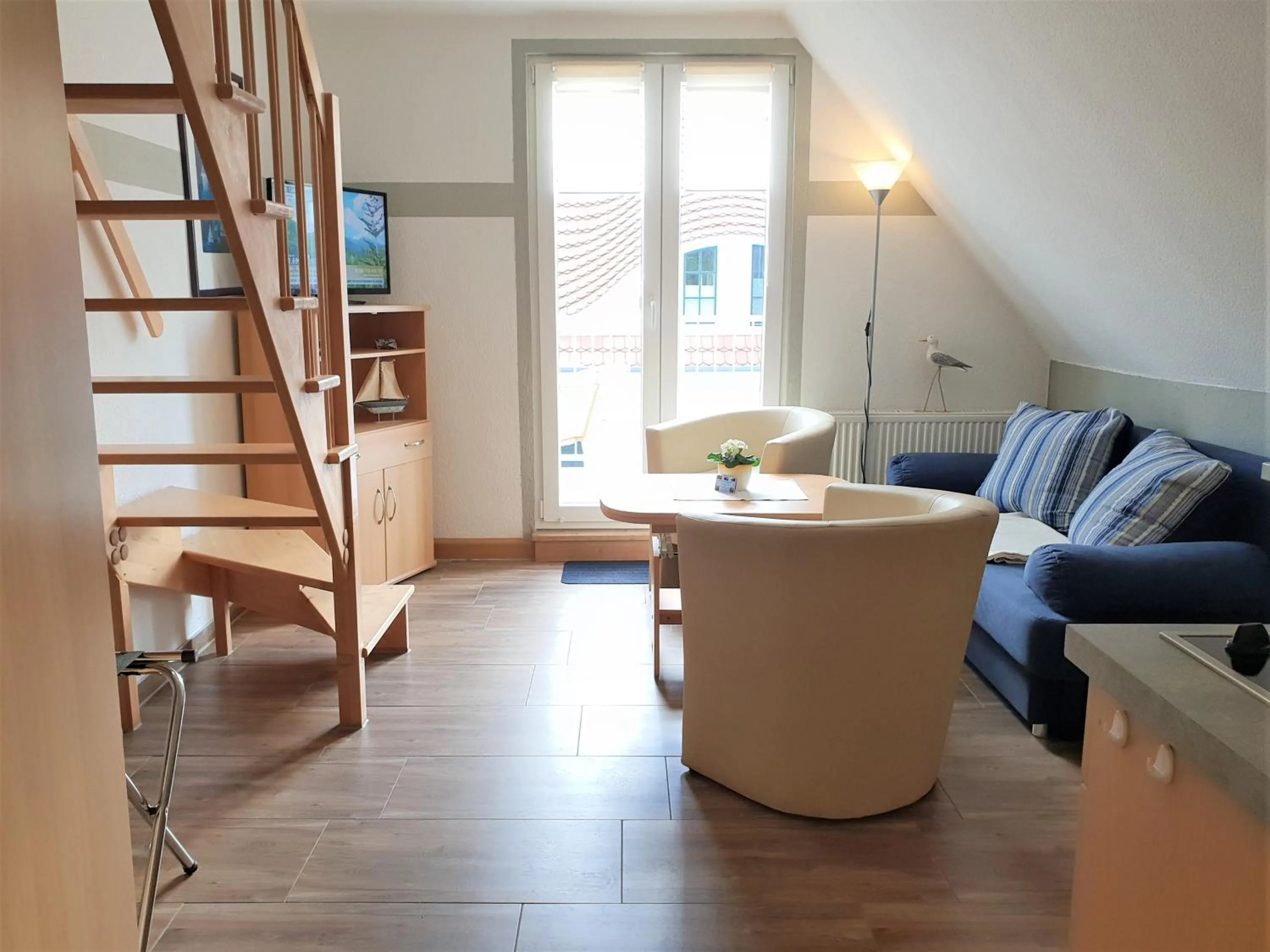 Living room in Feriendomizil am Hafen
